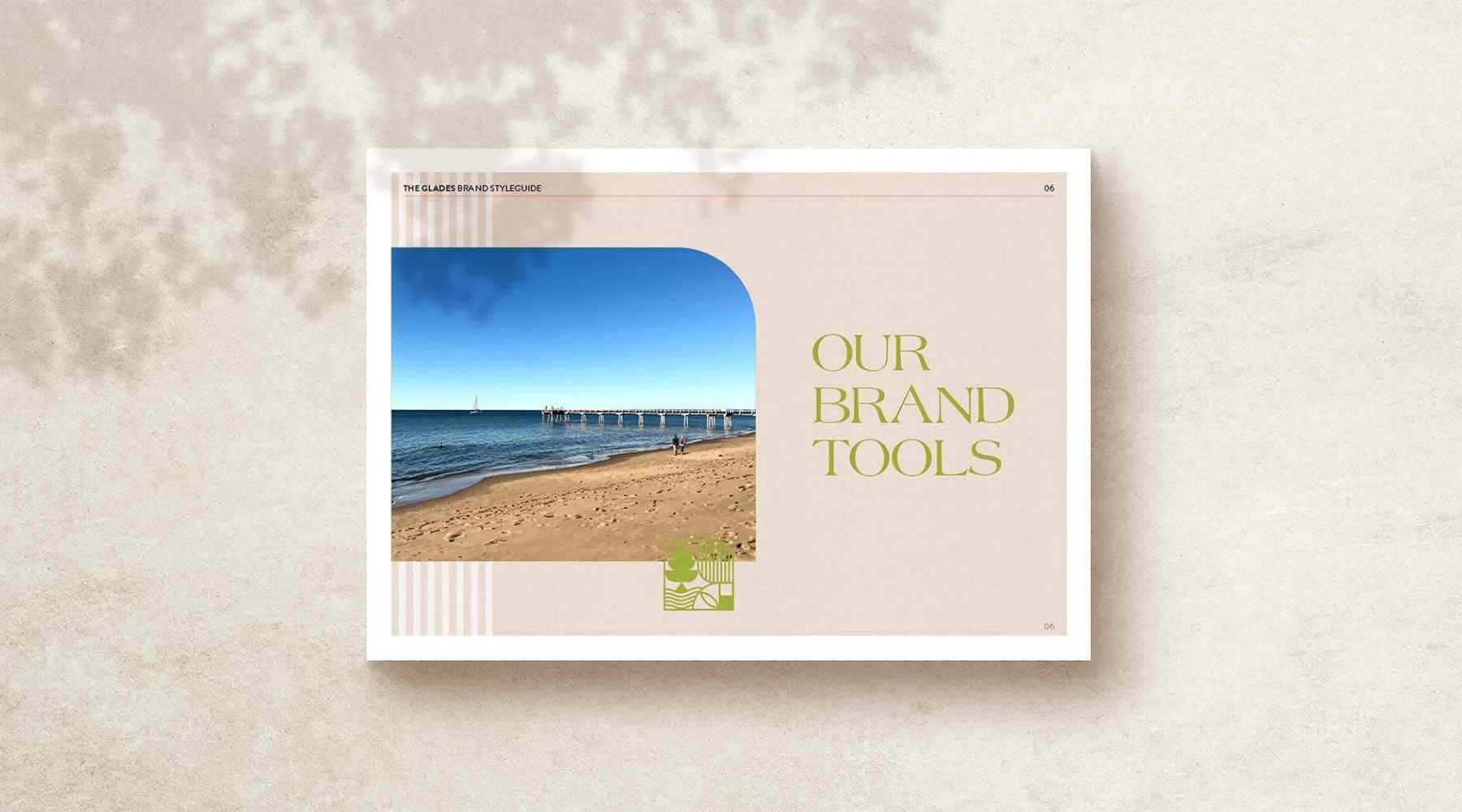 The Glades land estate branding styleguide