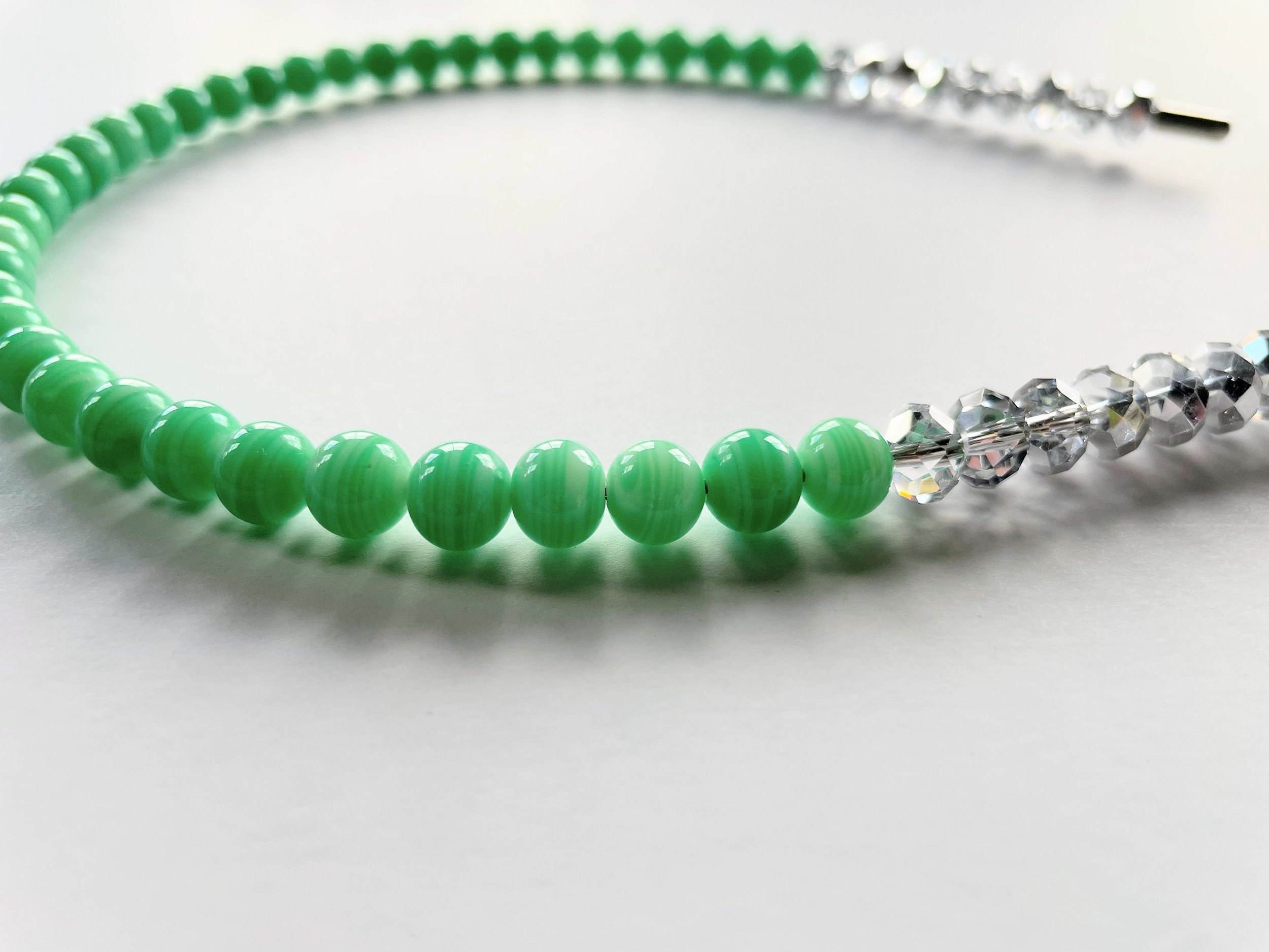 Jade Stone Beaded Headband
