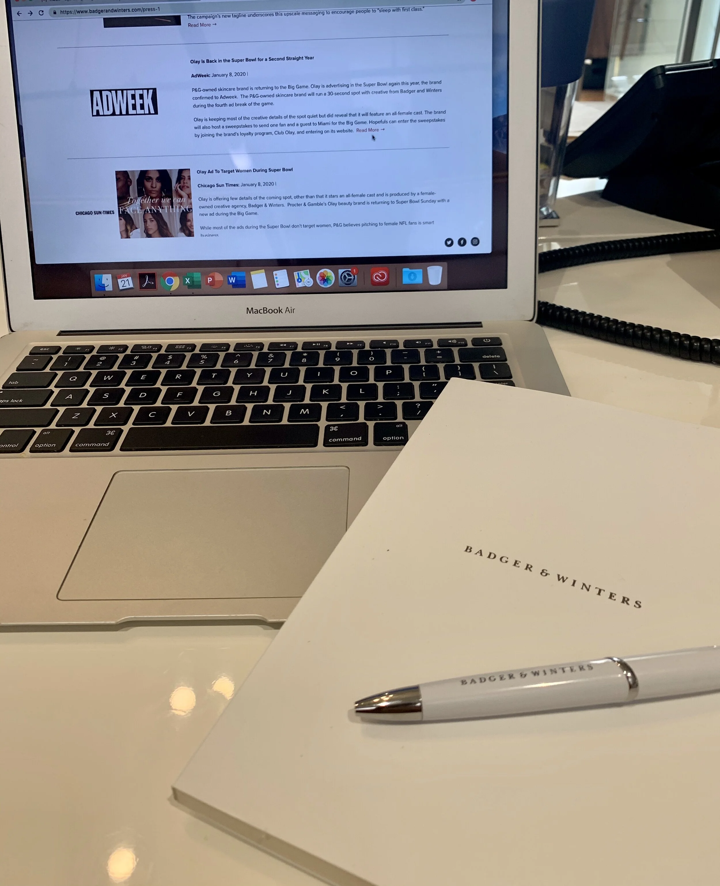 January 2020: The first day of my advertising career!