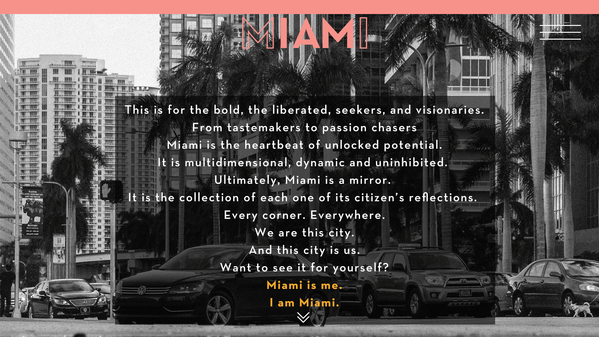 Landing Page: Invitation to all