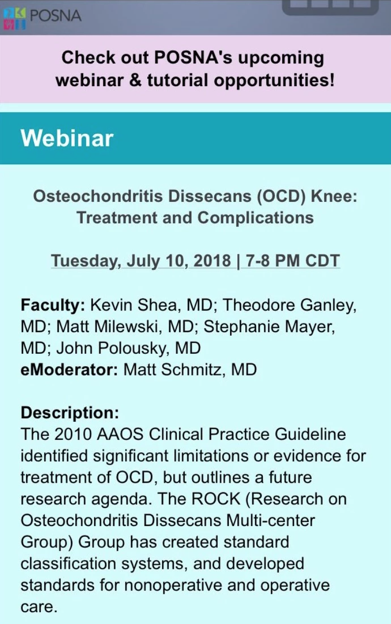 Upcoming Webinar