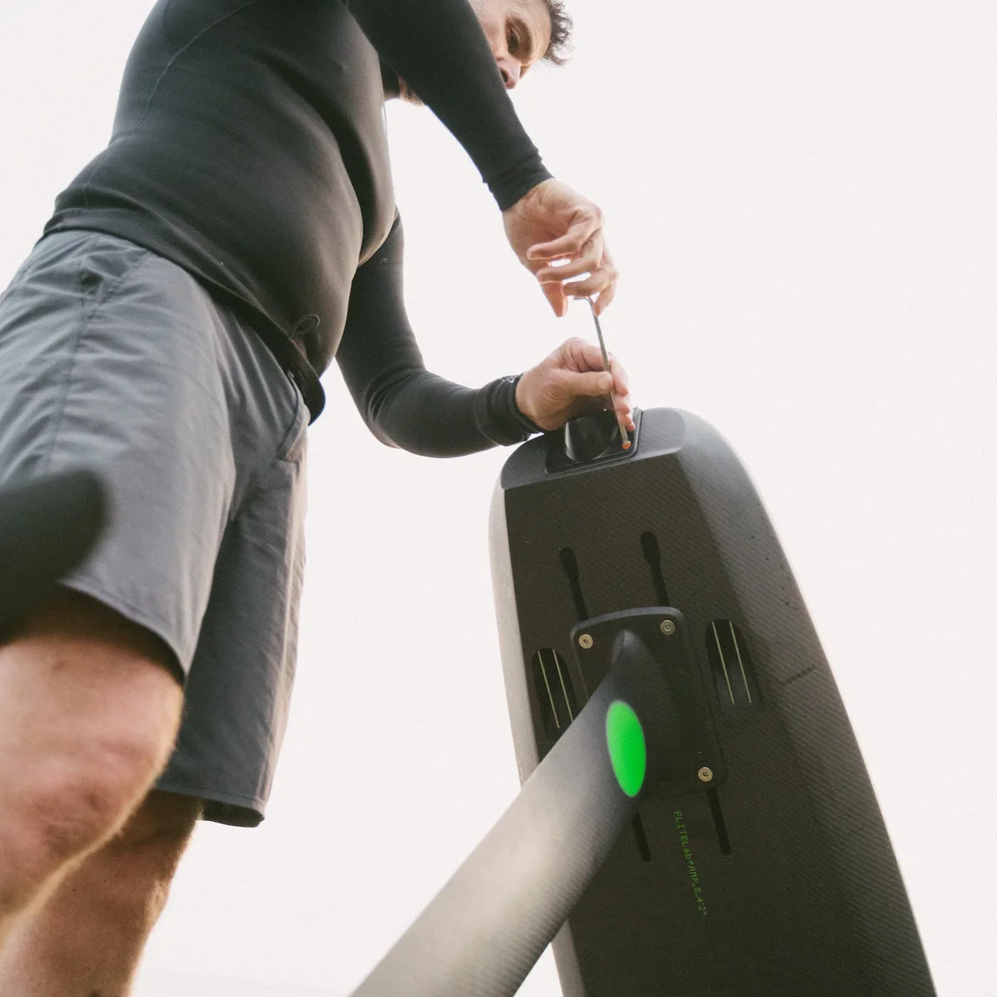 Setting up a FLITELab* AMP board on the beach in Southern California