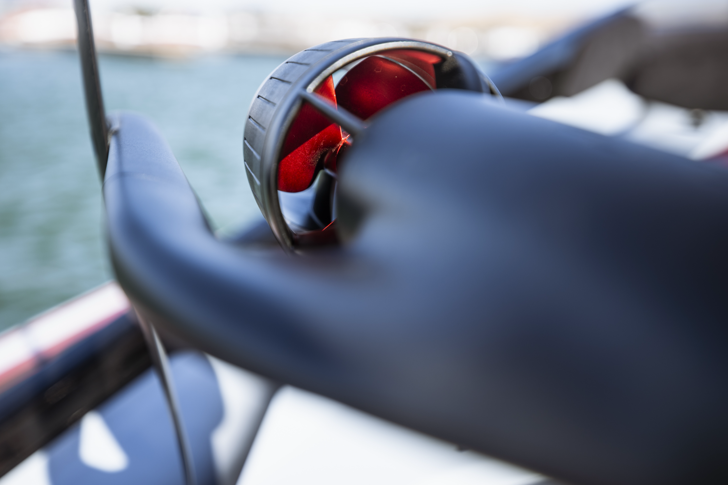 Fliteboard Jet 2.0 propulsion system mounted on an eFoil