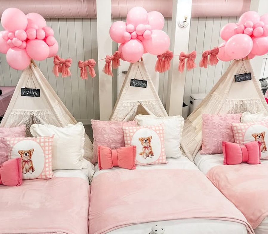 Pretty in Pink Corgi Dream