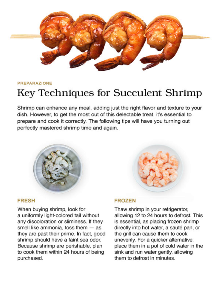 Succulent Shrimp