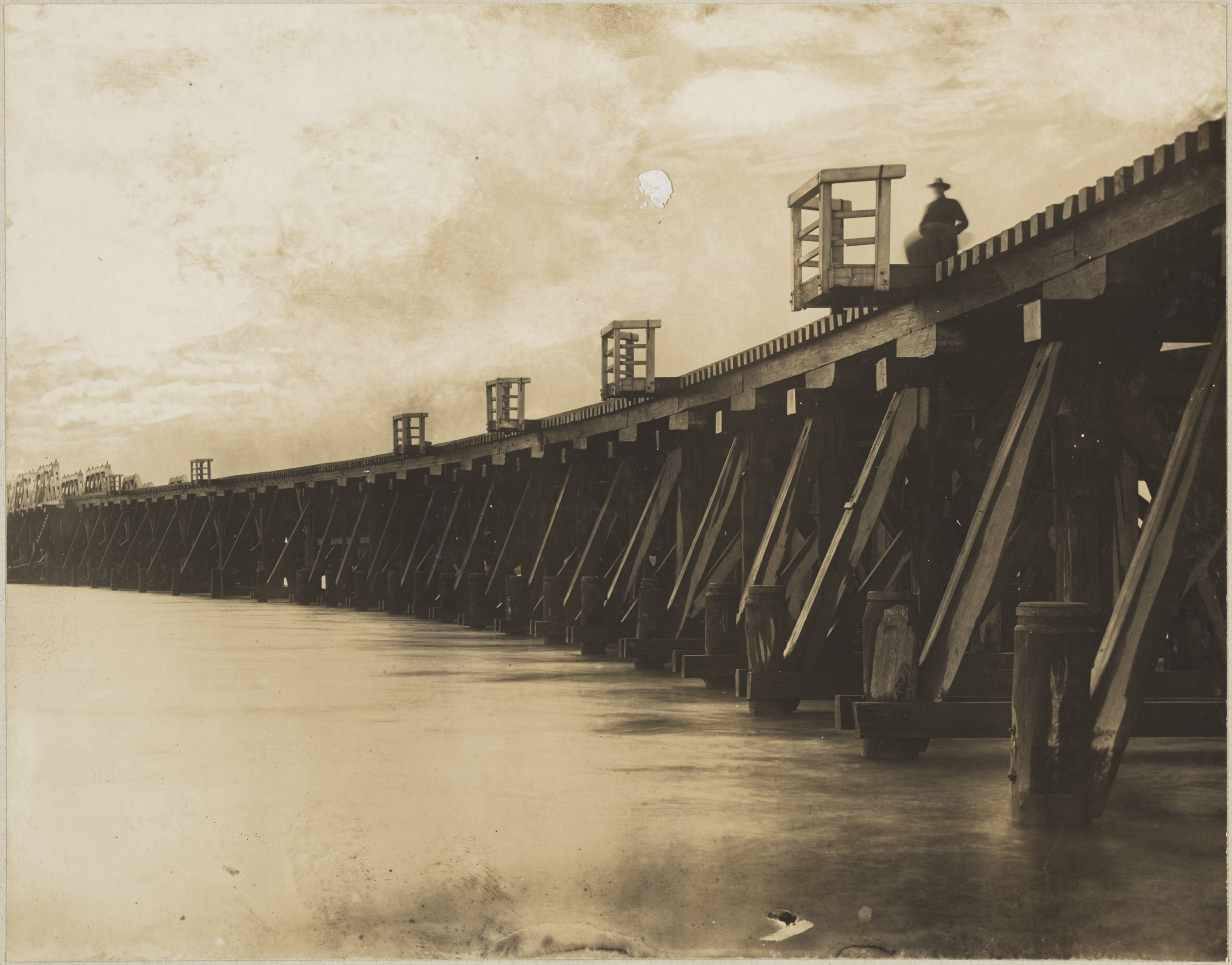 Fremantle Railway Bridge, Western Australia, ca. 1900