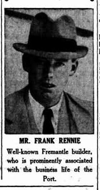 Frank Rennie, 1938 