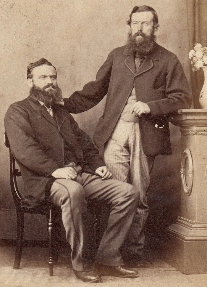 John (left) and Walter ( right) Bateman c 1860s