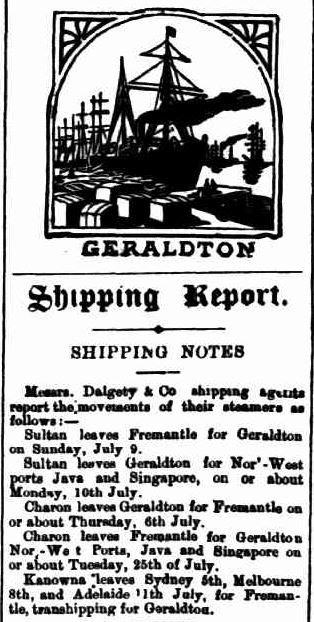 Dalgety's shipping report, 1905 