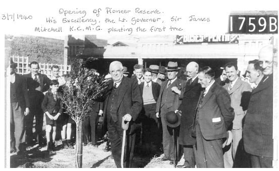 3.7.1940 Opening of Pioneer Reserve 