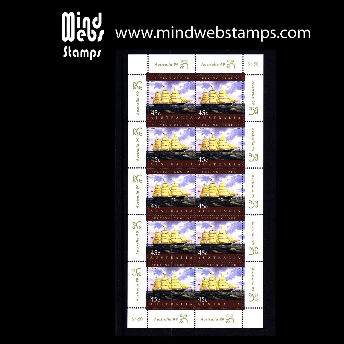 #SHLT014a)-1999-Flying-Cloud-Sheetlet-MNH-Sq.jpg