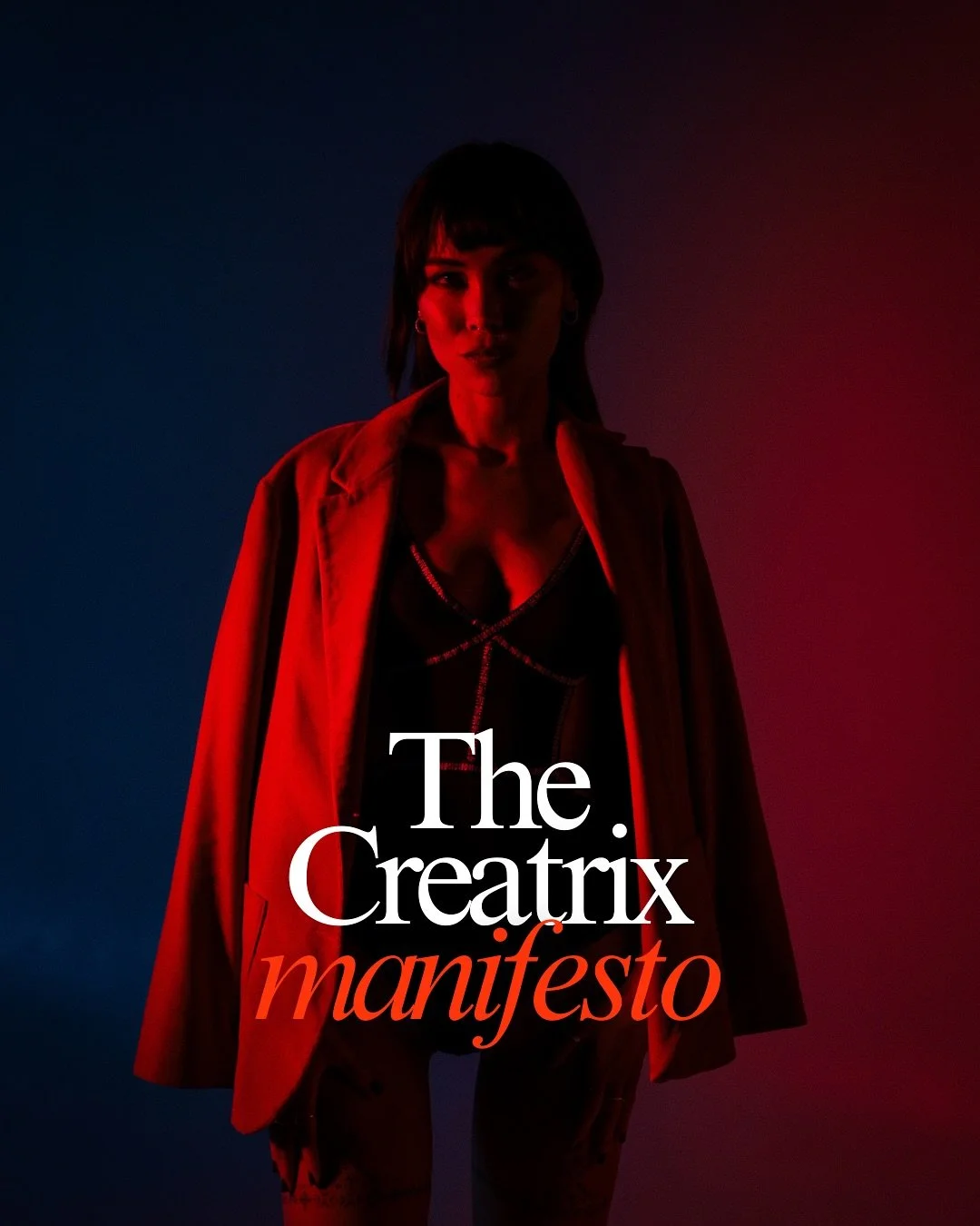 The Creatrix manifesto. 

The power to create with everything. 
To use everything in service to our creative destiny. 
To become the embodiment of our deepest calling.

This is the original frequency of our magic.
