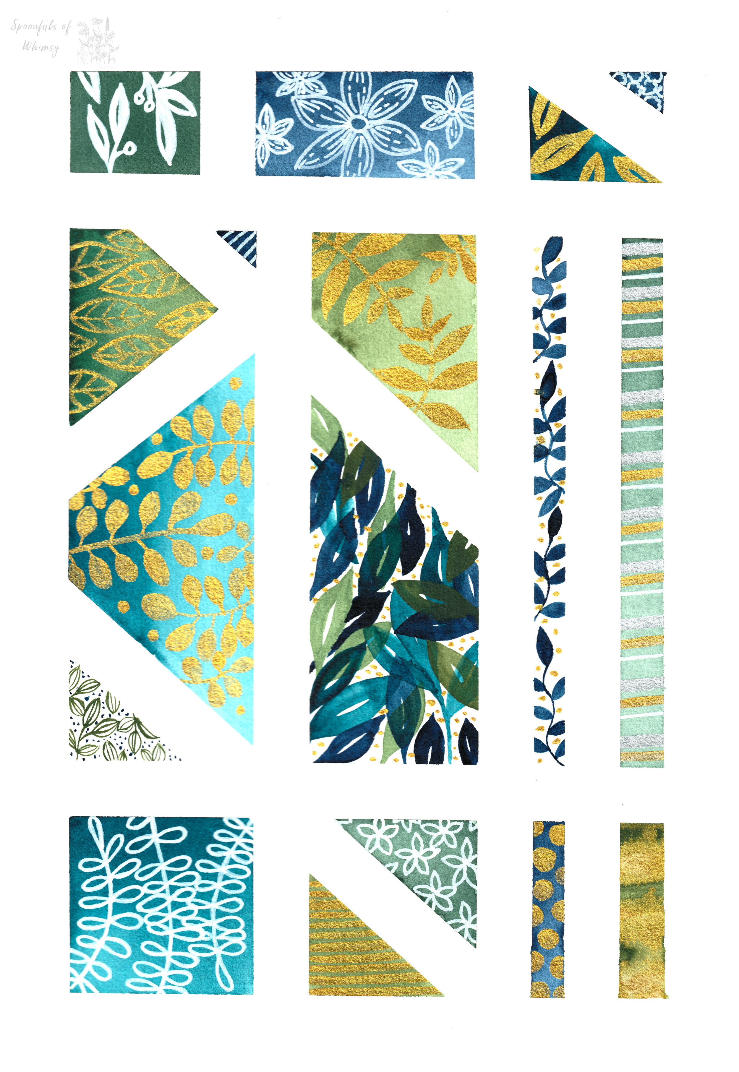 Geometric- Blues