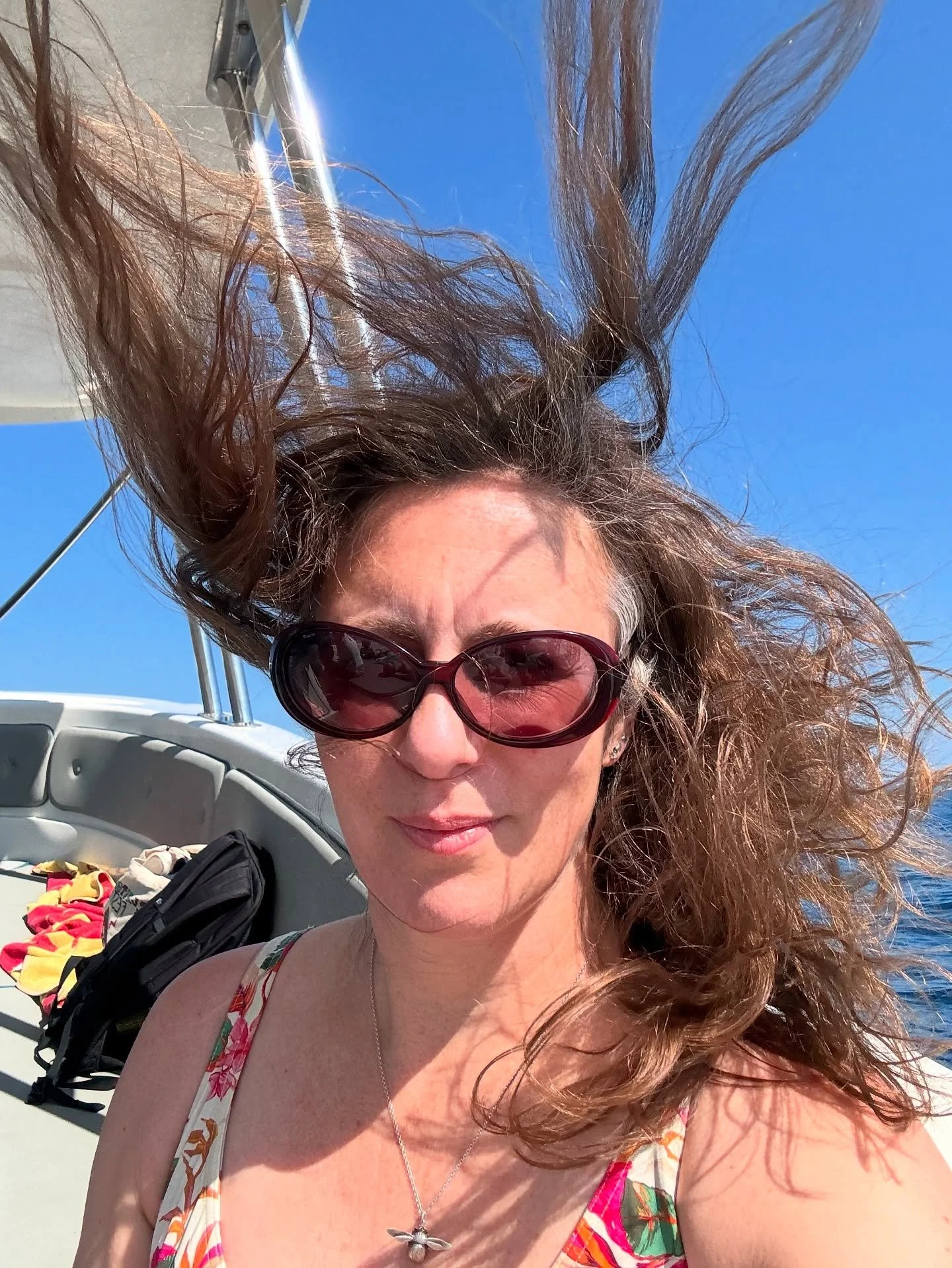 The last few weeks have been somewhat hair-raising for me. Luckily, my hair is being raised today for much more relaxing reasons. To anyone navigating hair-raising situations at the moment, I wish you calm waters very soon.