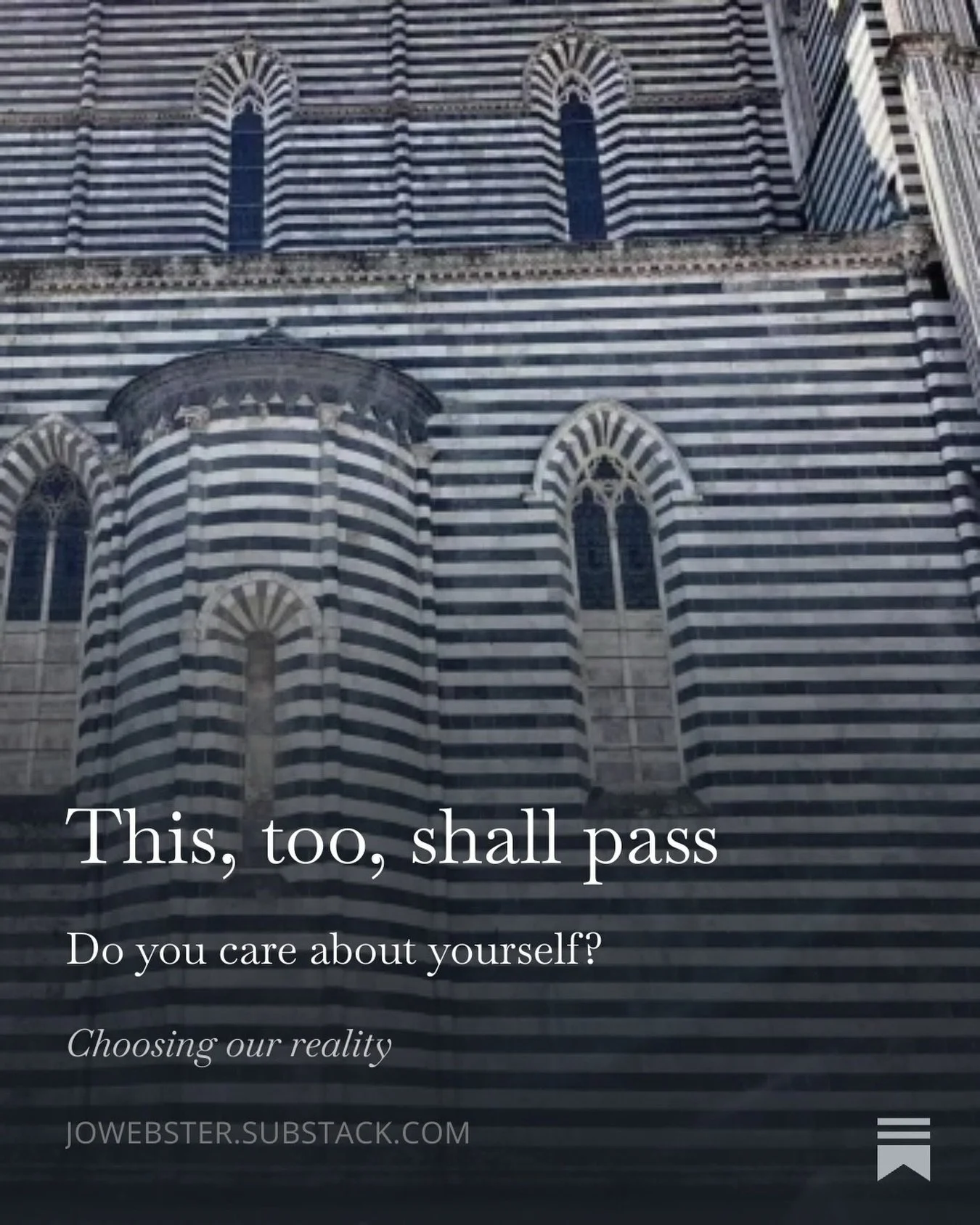 Imagine an objective observer.

If they observed you day to day, would they conclude from your actions that you care about yourself? 

Read my latest Substack 😜.
