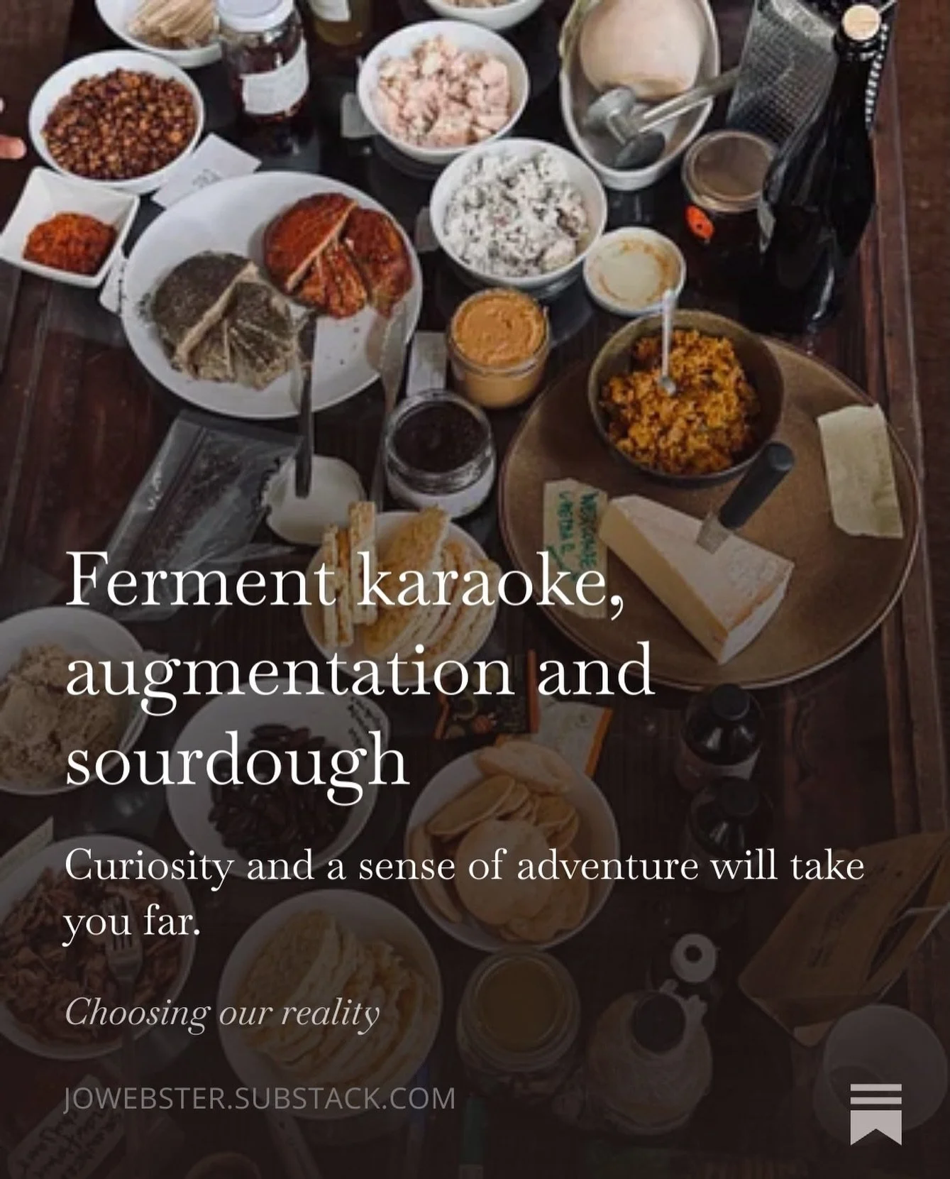 Right here, right now, augment yourself with ferments! The ultimate add-on. Find out more on my Substack 😋. Plus kimchi sourdough 👀.