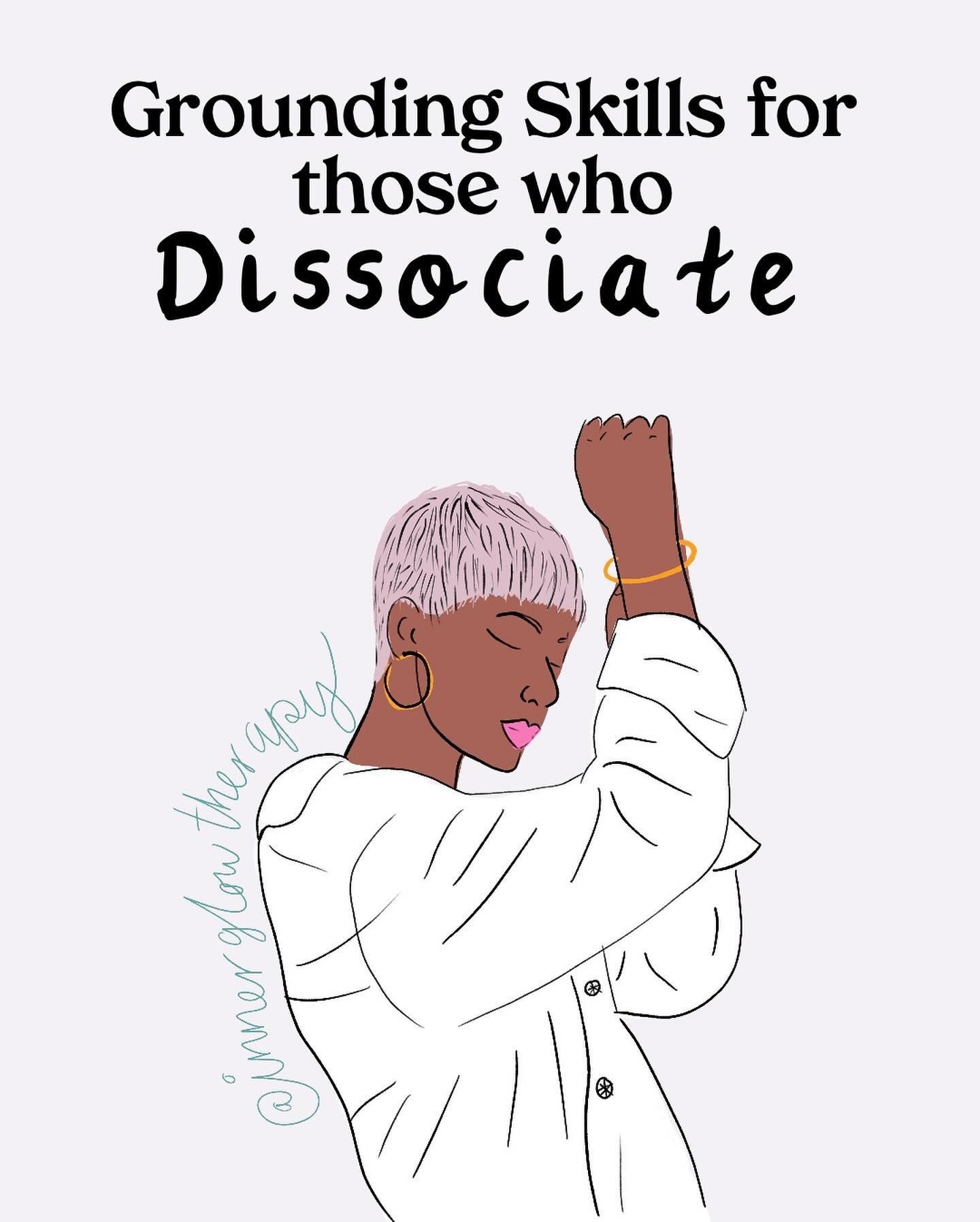 Dissociation is a protective strategy where you unconsciously detach from your body, emotions, memories or surroundings. 

It is normal to dissociate to some degree, all of us dissociates - for example, when I am drying my hair in the morning, i swit
