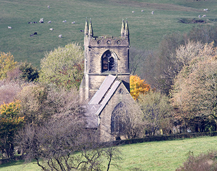 Christ church Denshaw from distance.jpg