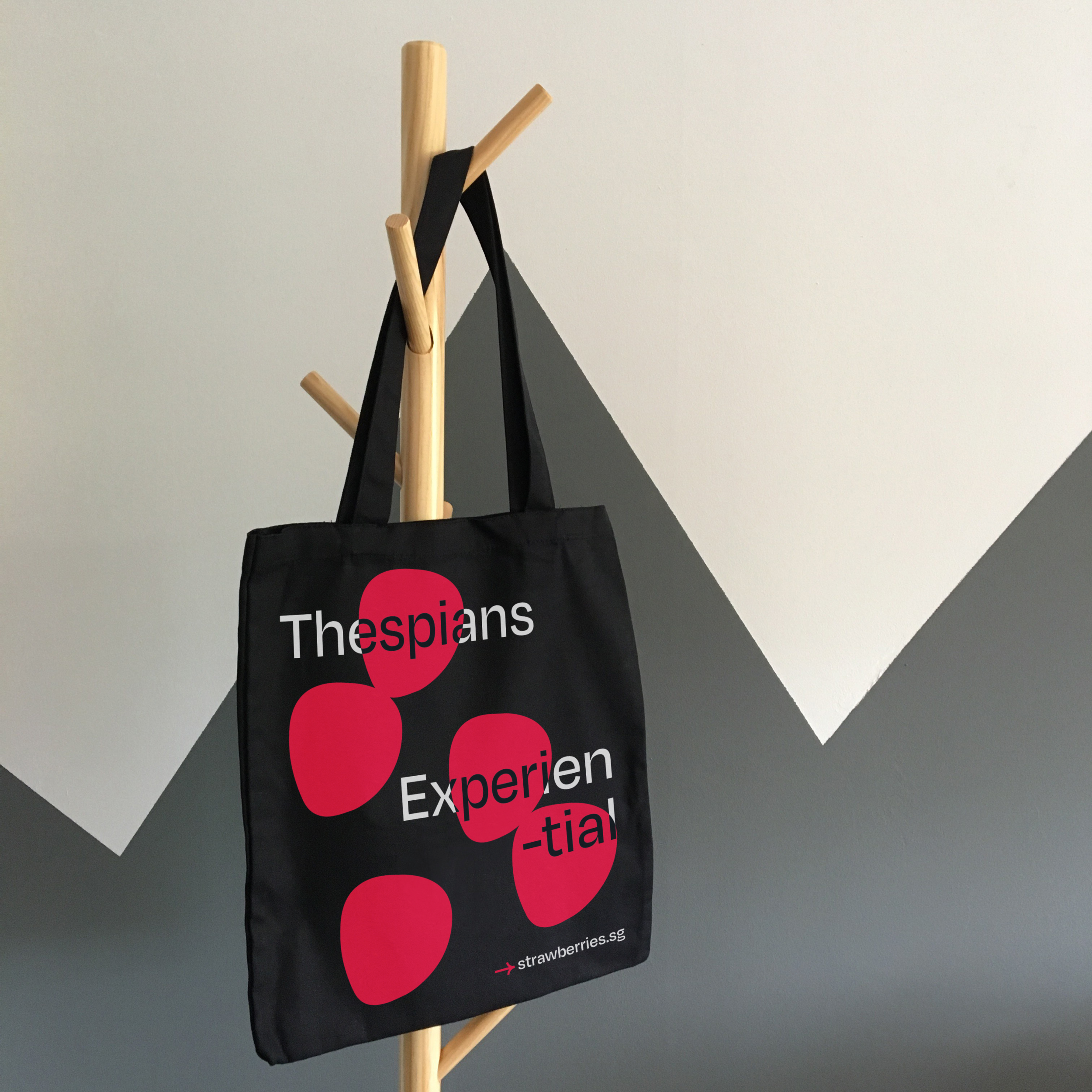 Strawberries_Tote Bag_MockUp Black 6.png