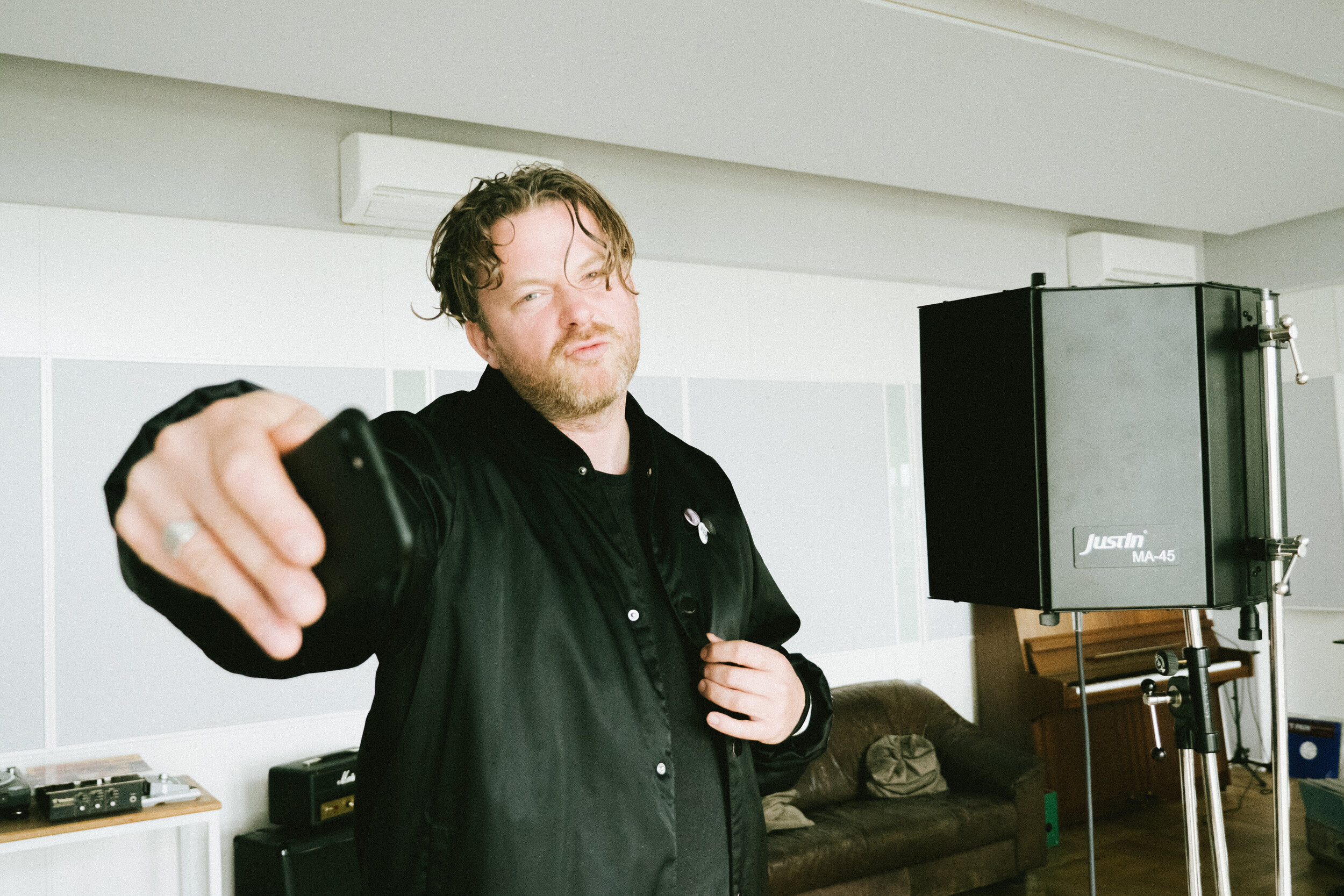 in the studio with Deichkind