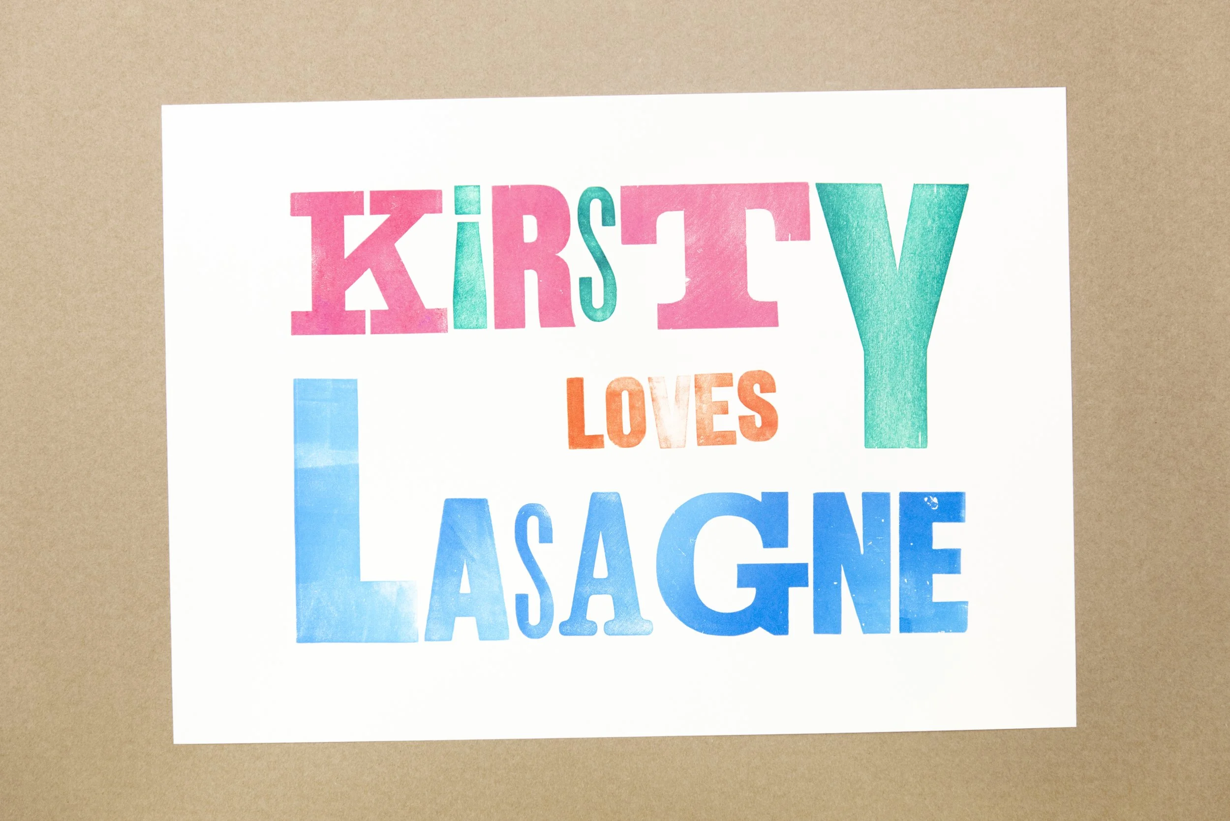 Kirsty Loves Lasagne