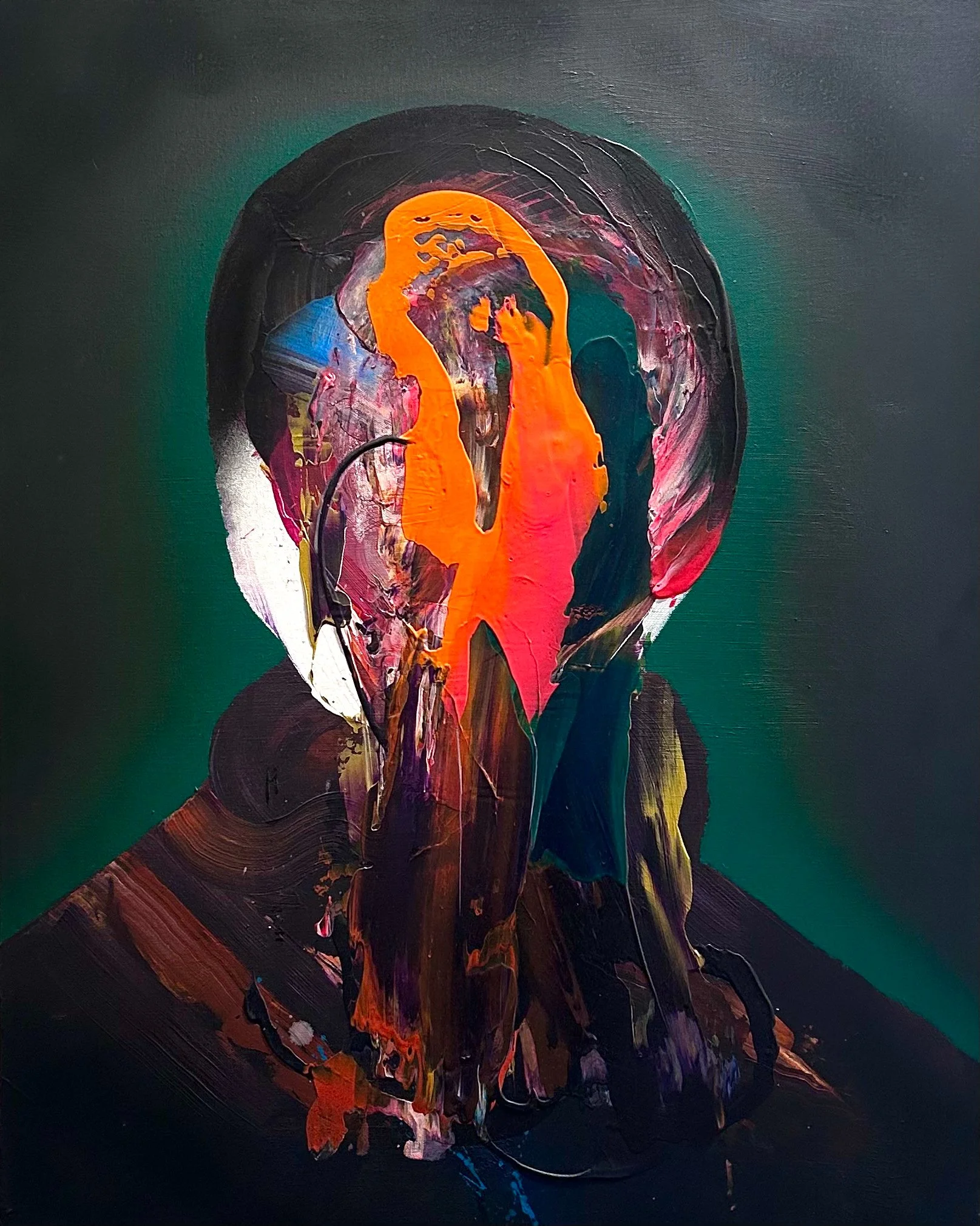VINCENT - Acrylic on canvas, 60 x 75 cm