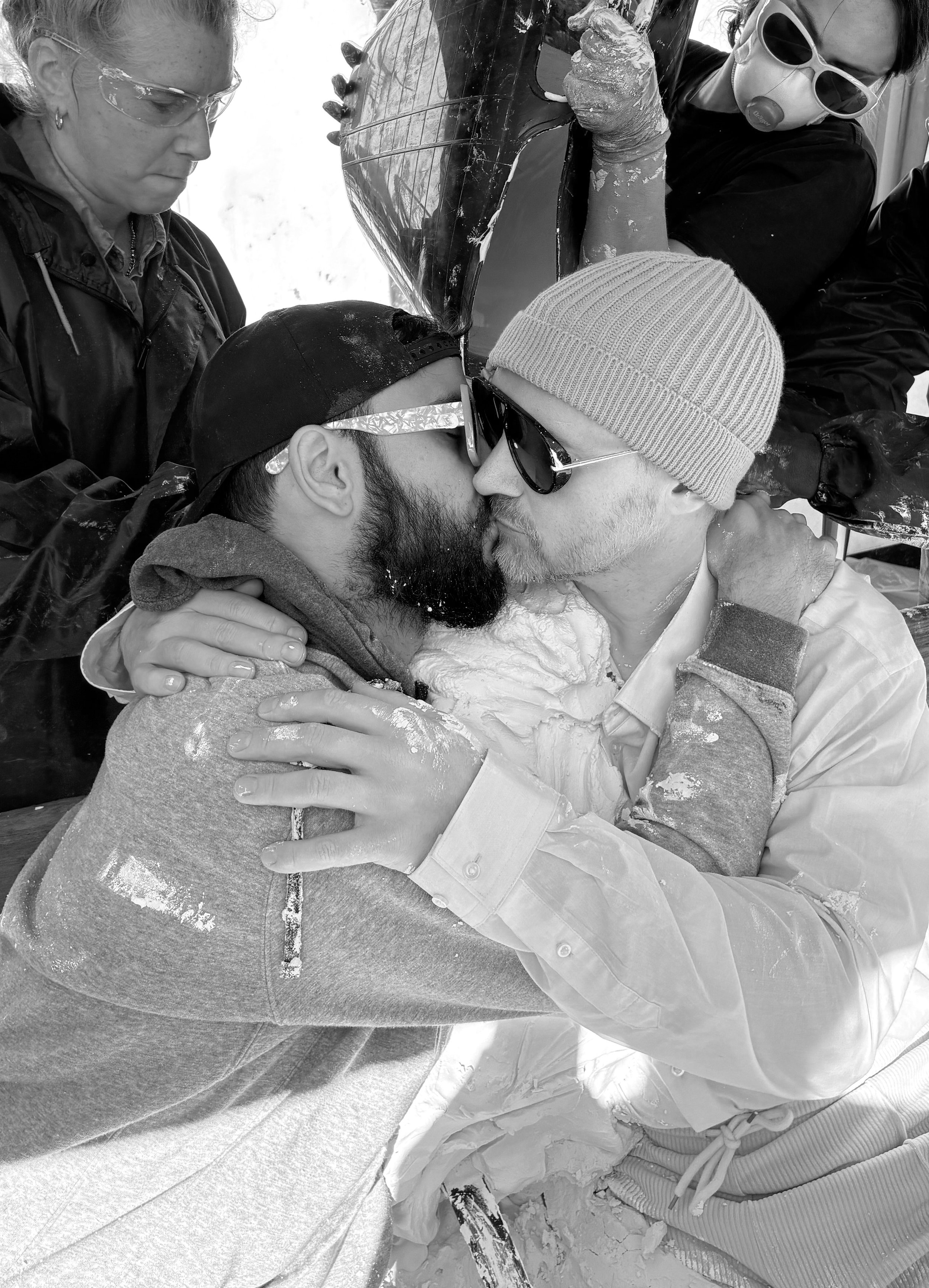 Photo taken by Florence Peake. Performers: Joe Moran, Rodrigo Peñalosa, Catherine Hoffman, Donovan Morris, Mathilda Laird