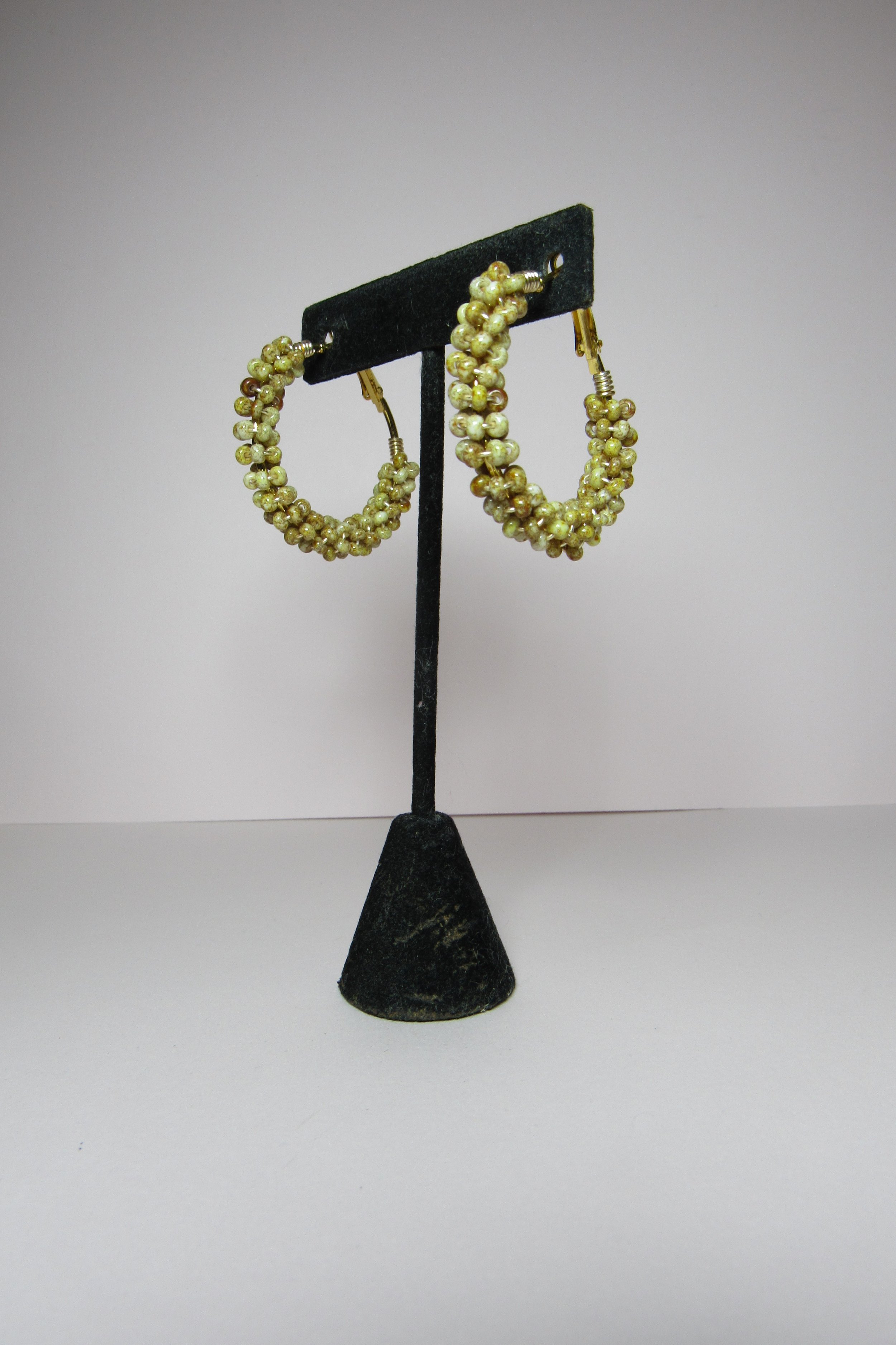 Sand Beaded Earrings