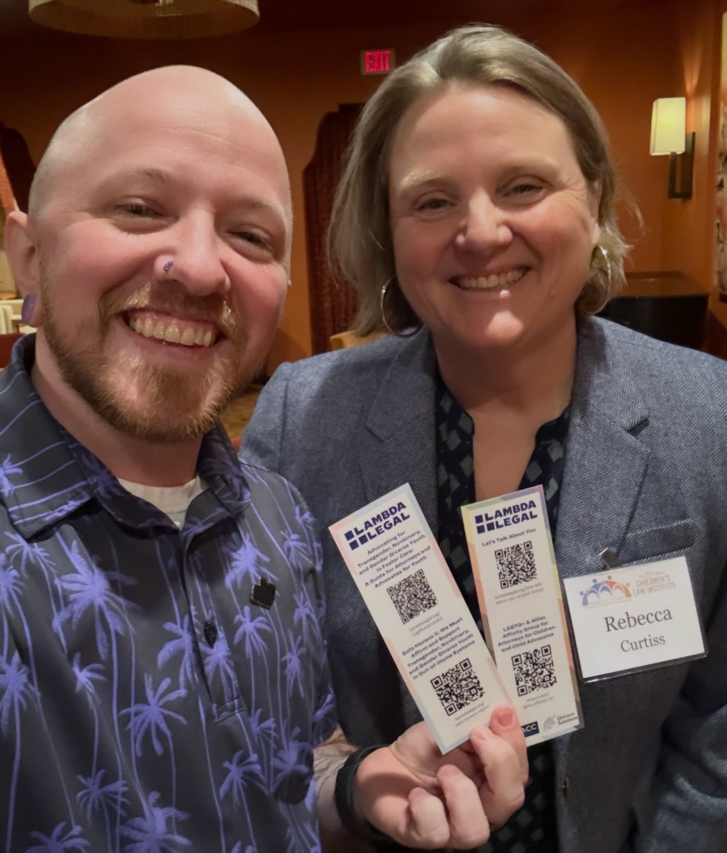 📍 Albuquerque, NM, Children&rsquo;s Law Institute Conference 2026! @unicornsolutionsllc Elliott Orrin Hinkle and @lambdalegal&rsquo;s Rebecca Curtiss collaborated this week to bring resources, information, and answer questions for attorneys of New M