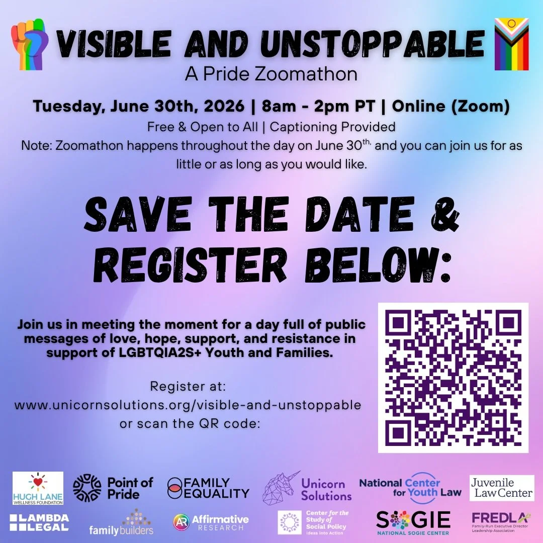 🦄✨ Year Two. Joy. Solidarity. Unstoppable. ✨🦄

Help us reach more of our community and allies by liking, saving, reposting, commenting, or sharing this directly to a friend. Then head on over to register at the QR code or link in bio to join us on 