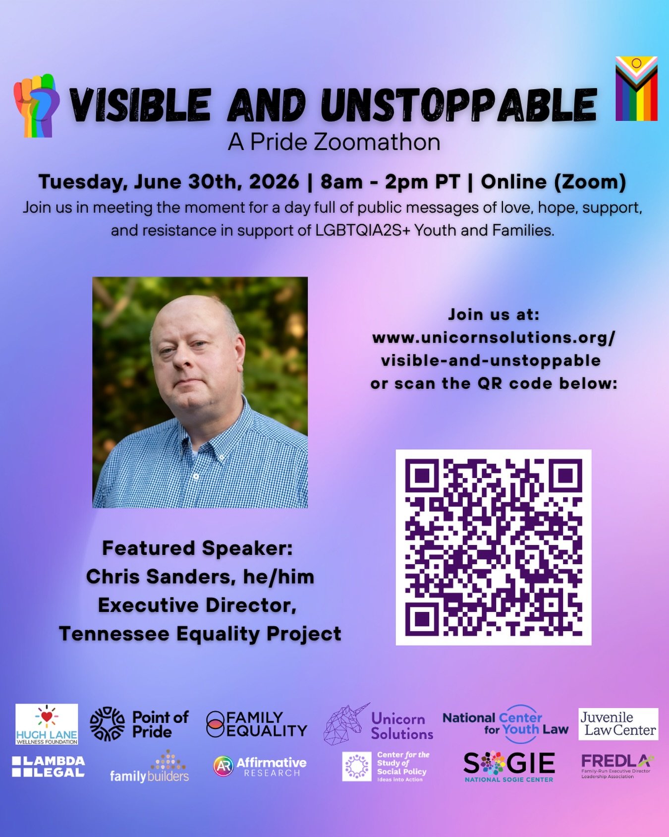 🤝🌈 FEATURED SPEAKER ANNOUNCEMENT 🌈🤝
We are 26 days out from the 2nd Annual Visible and Unstoppable Pride Zoomathon and the people showing up for this event? Absolutely incredible advocates, champions, and organizers. 🙌

We couldn&rsquo;t let thi