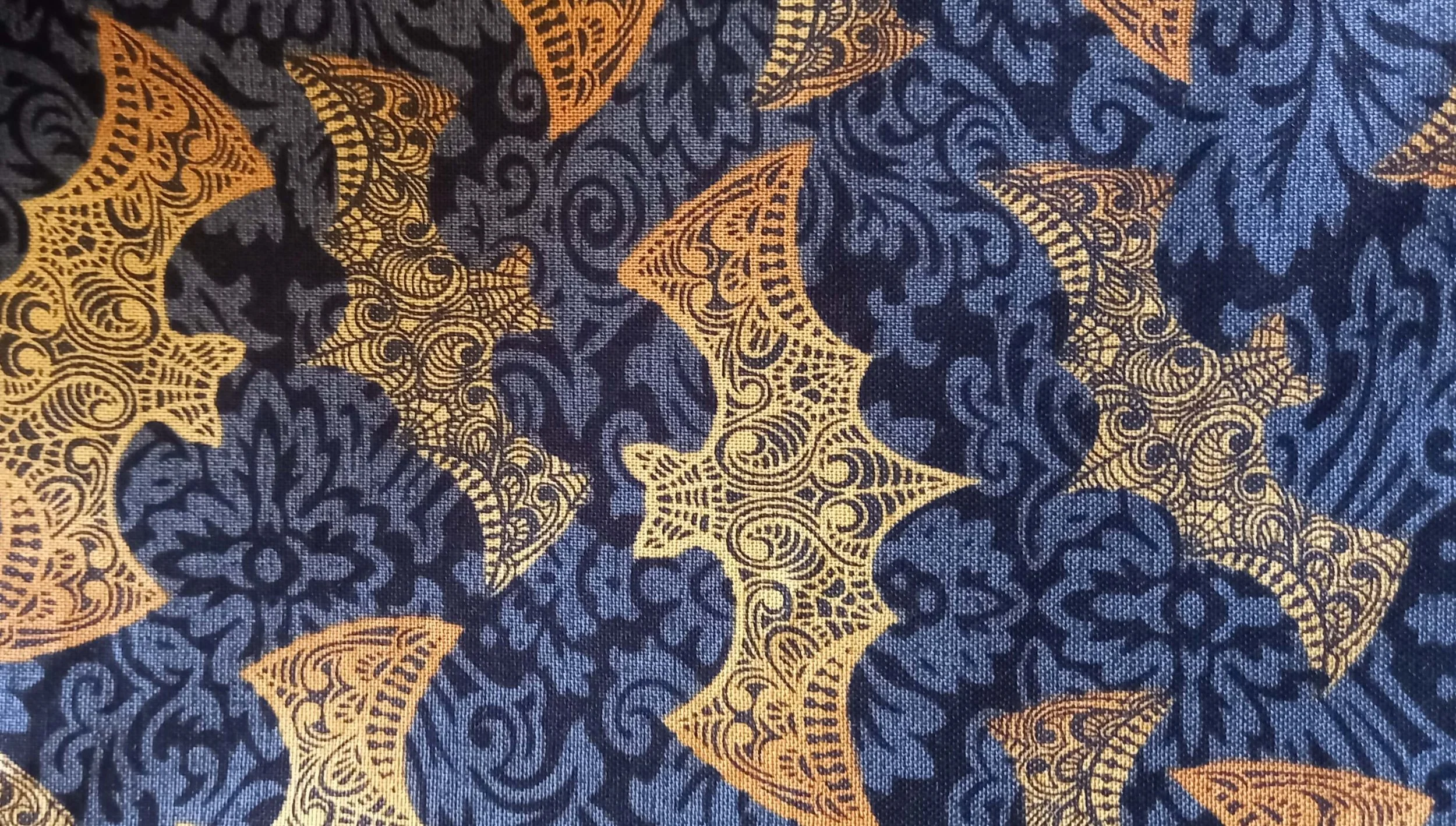 Bat Fabric Close Up