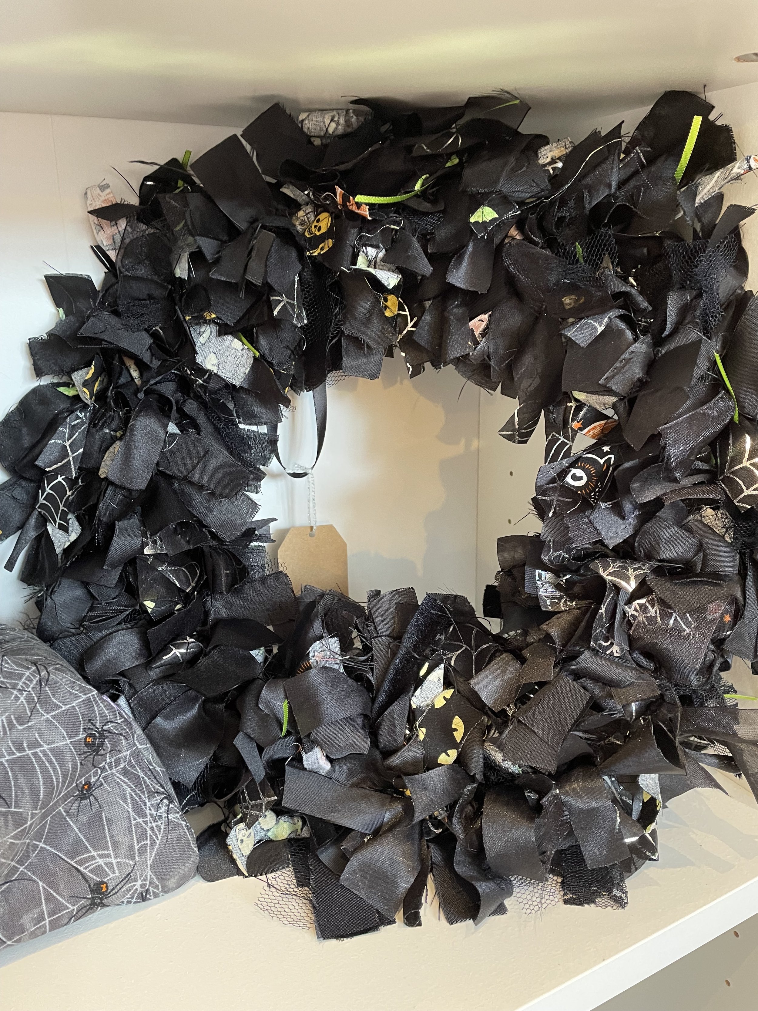 Halloween Rag Wreath