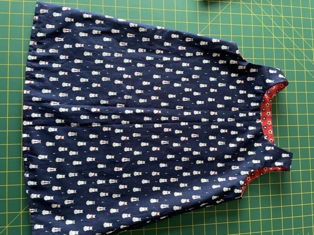 Navy Cats in Ties Childrens Dress.jpeg