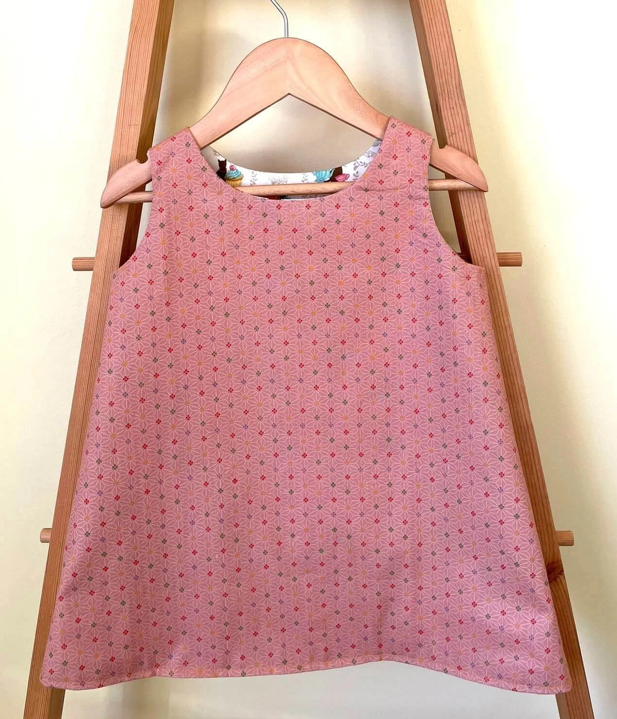 gd18 girls dress Paris cats sashiko.jpg