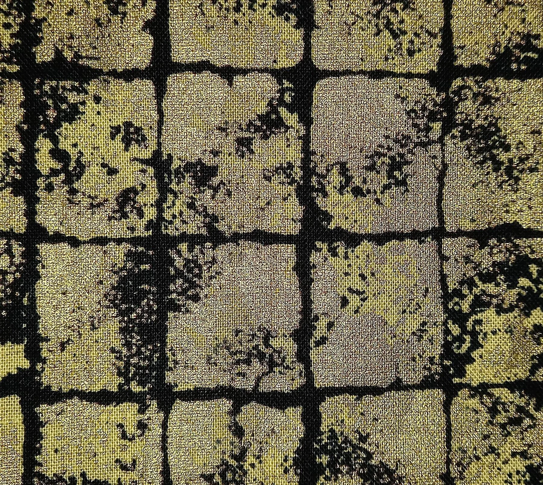 kb159 knot bag black patch gold square close up 2.jpg