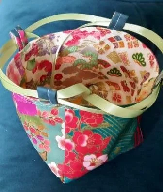 Japanese Rice Bag with Green Ribbon