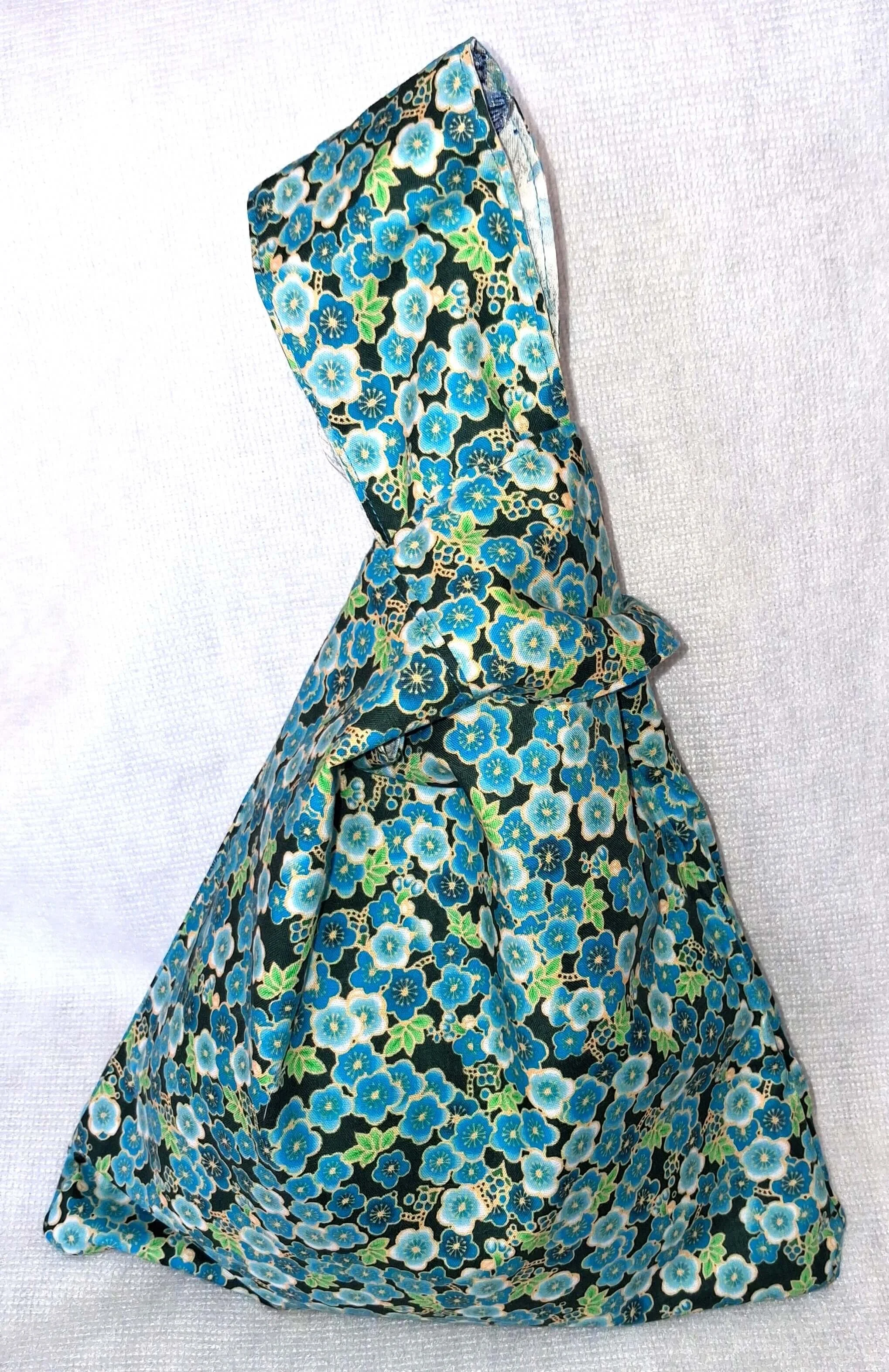 KB204 Knot Bag Blue Butterflies Aqua Floral 2.jpg