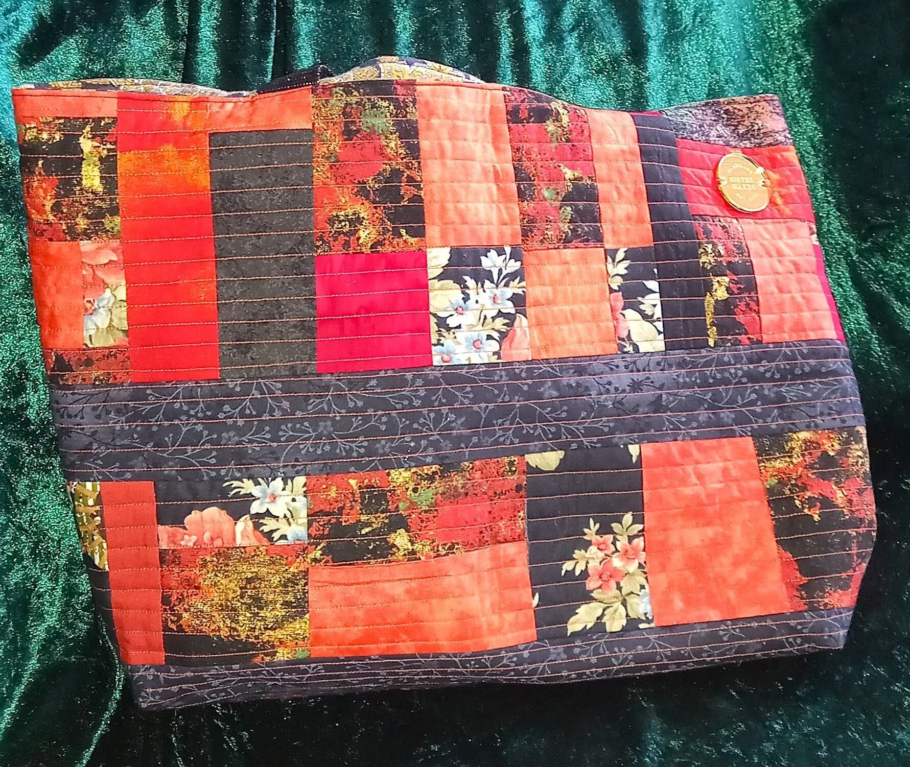 tb27 tote bag orange black patchwork 1.jpg