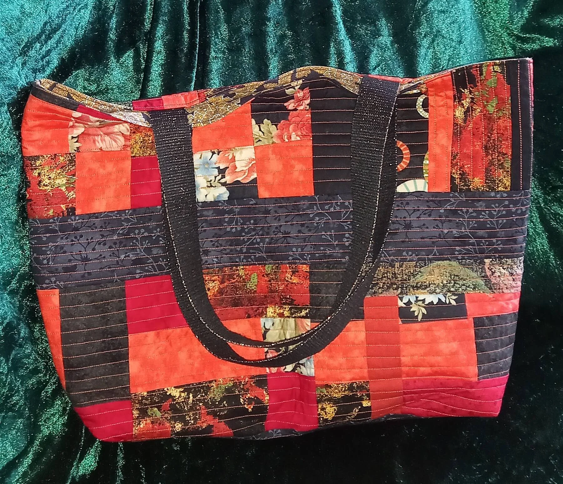 tb27 tote bag orange black patchwork 2.jpg