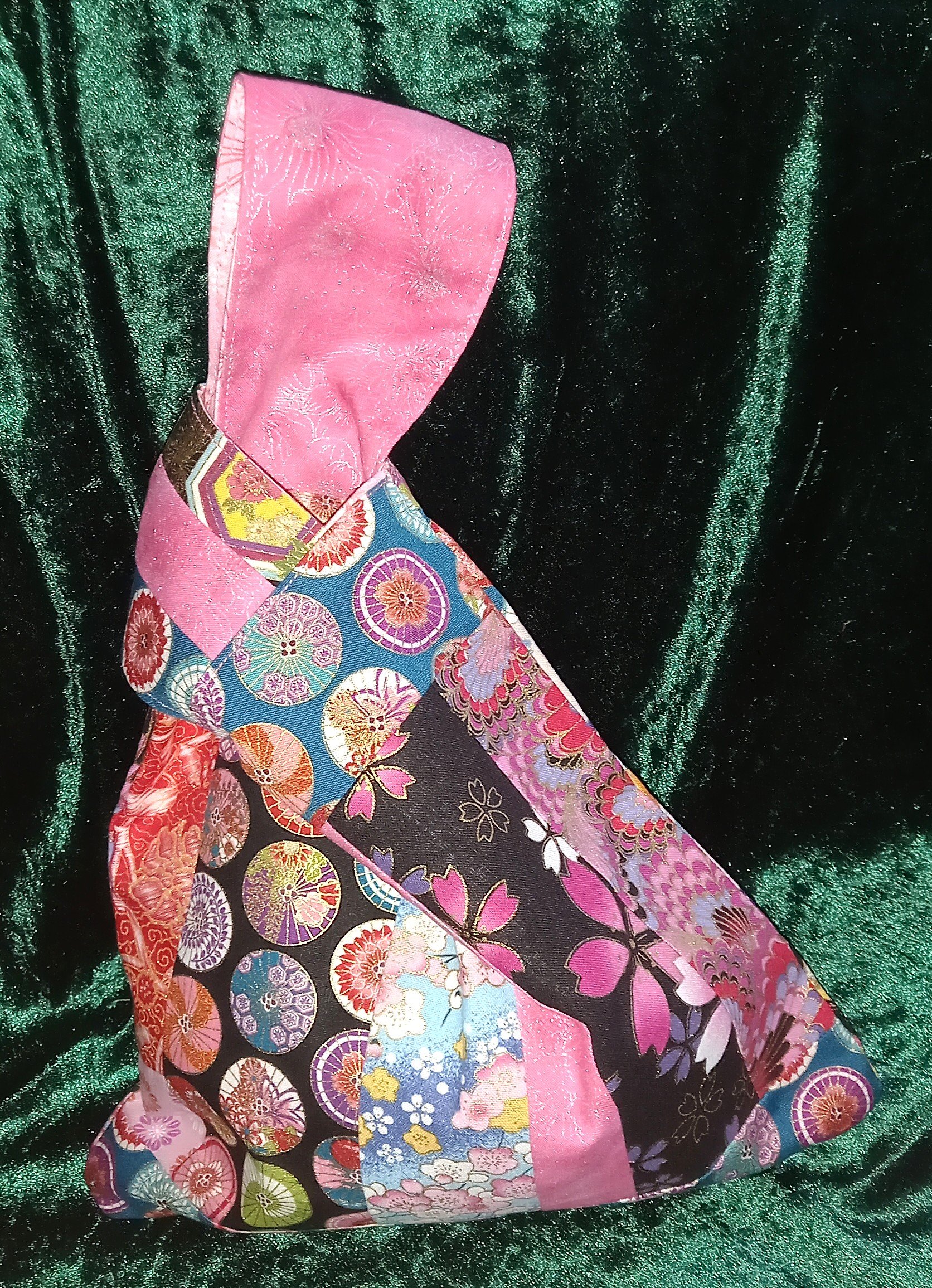 Patchwork Japanese Knot Bag Medium