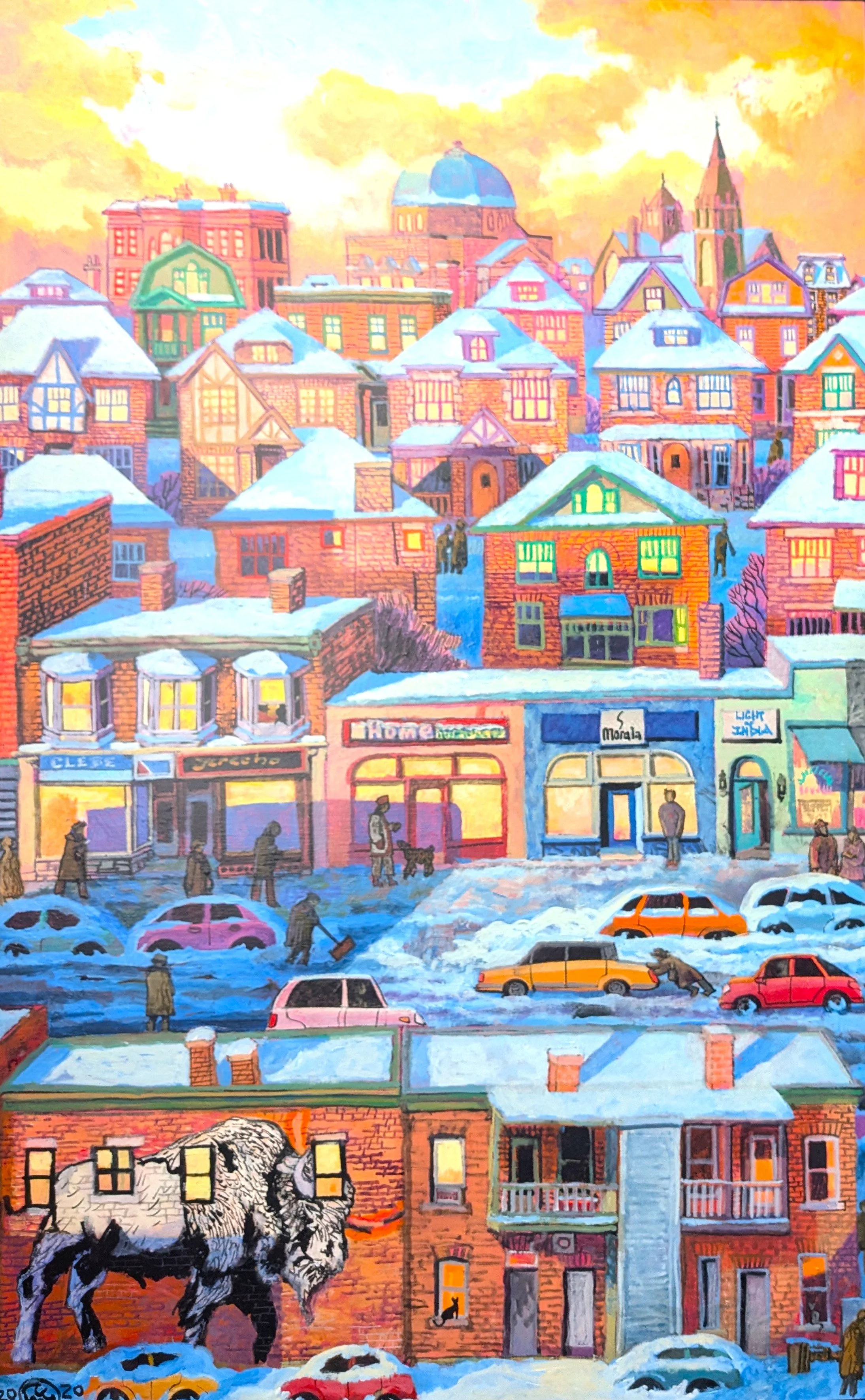 #340 FreshNewDay Bhat Boy 2020 30x48  $5500