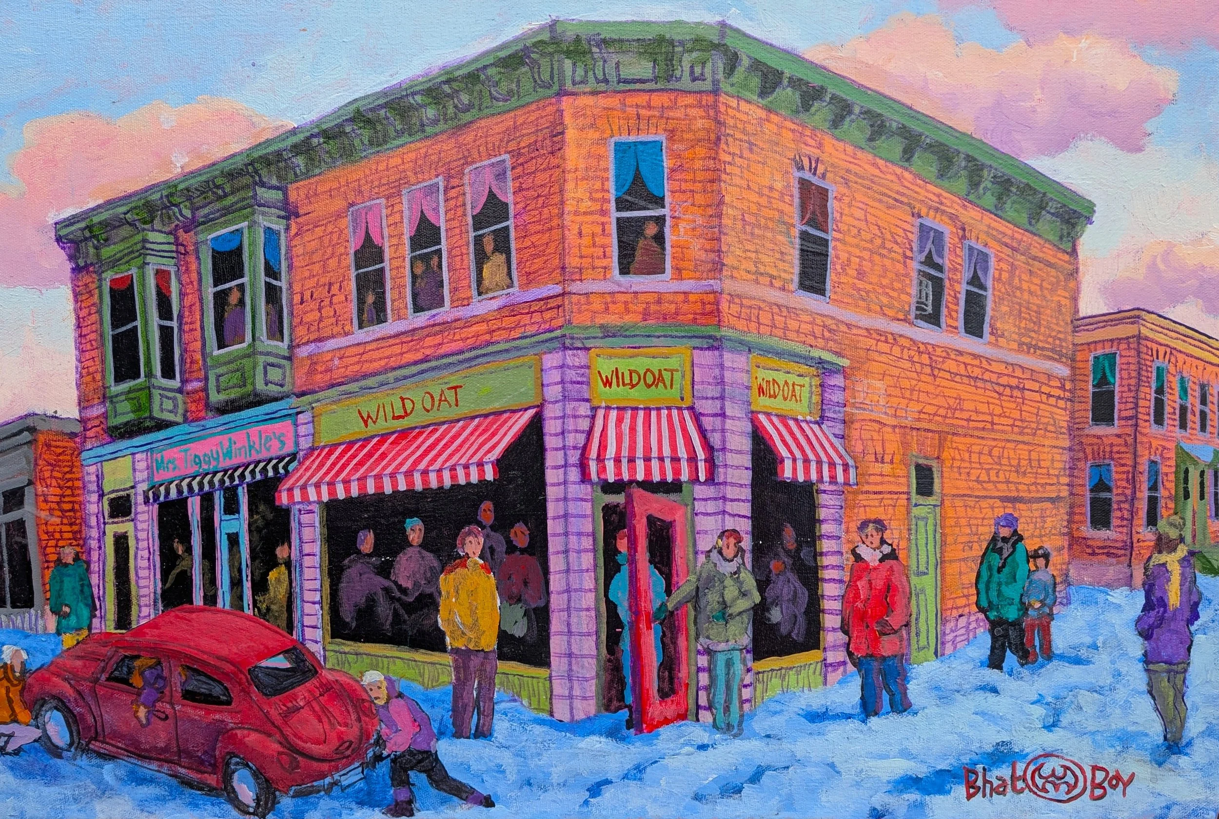 #610 Unexpected surprise, WildOats Bhat Boy 2025 24x16.jpg  $1200