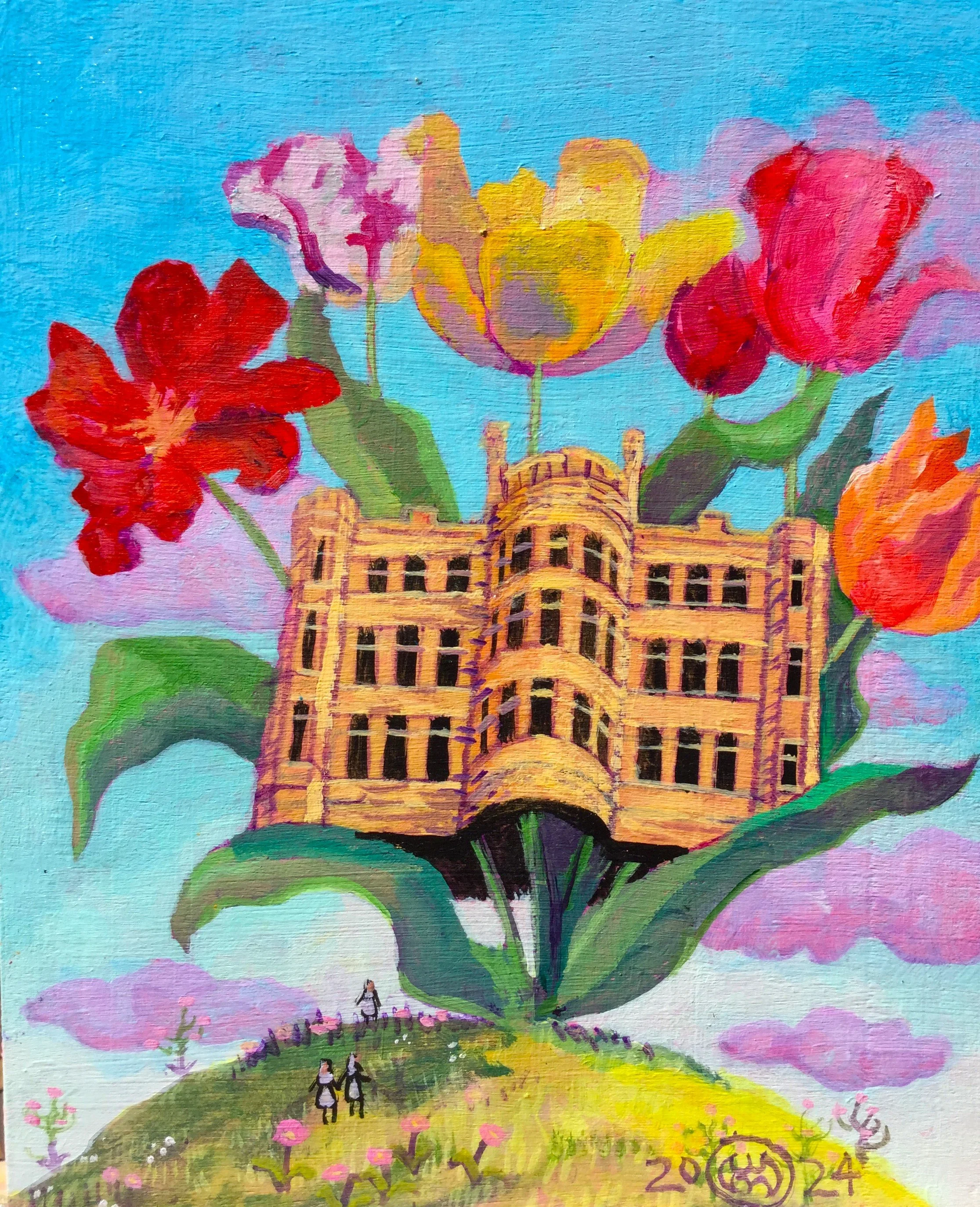 #575 Museum Upon Tulip Bhat Boy 2024 8x10.JPG $400