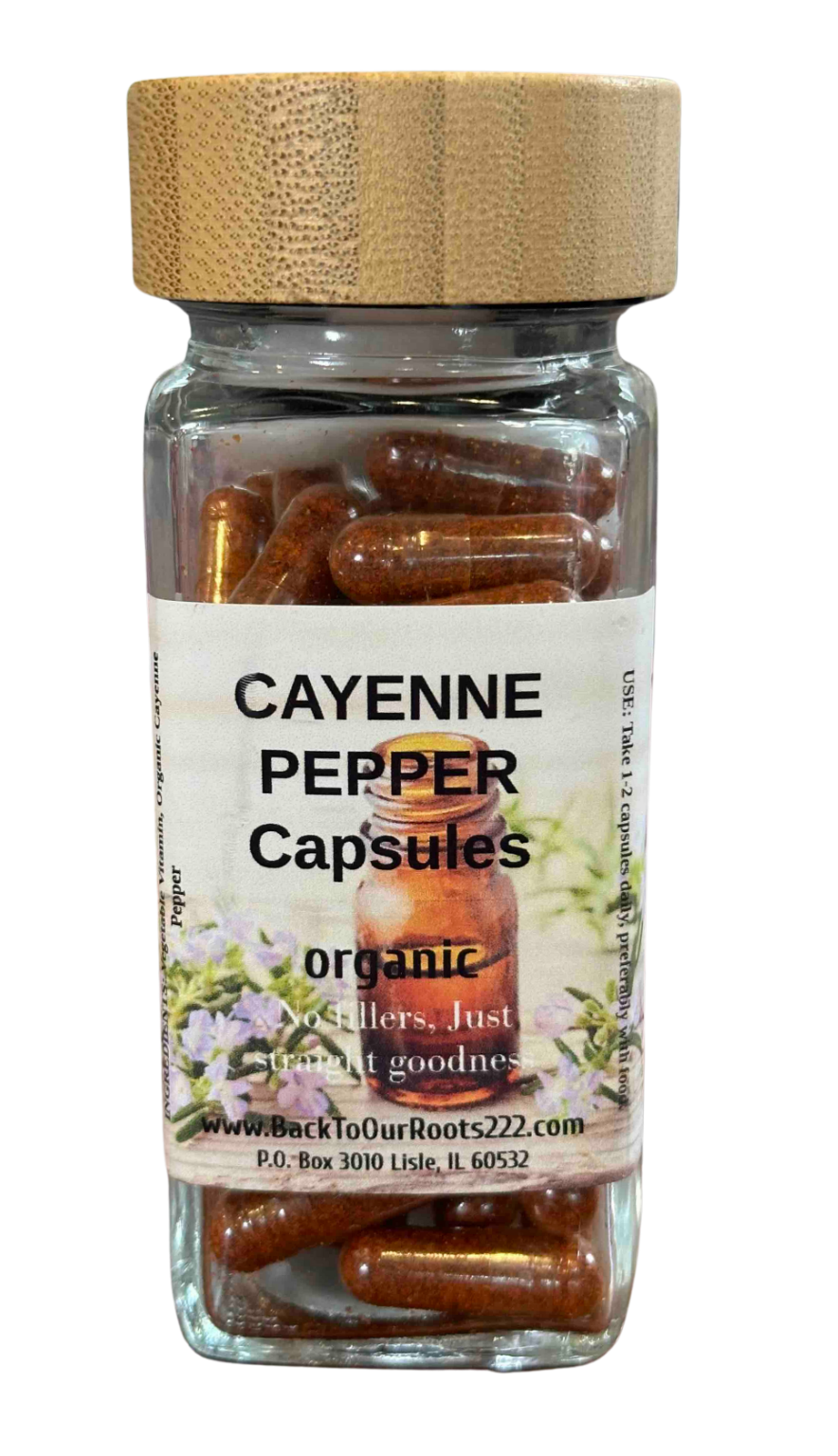 Back to Our Roots Cayenne Pepper Capsules