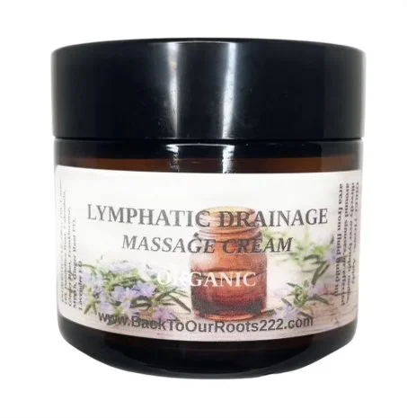 Jar of Back to our Roots Lymphatic Drainage Massage Cream