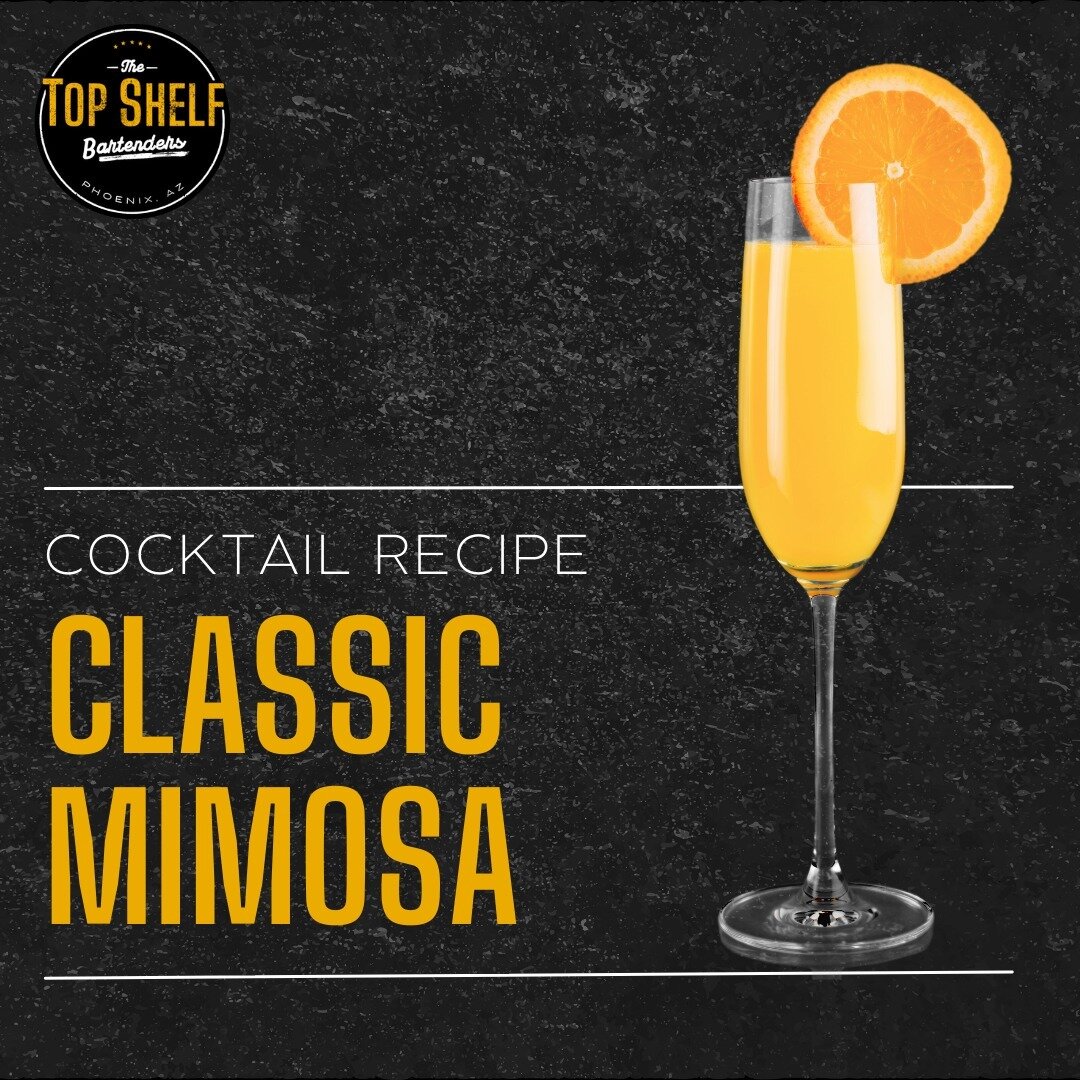 Brunch's favorite drink may also be the easiest cocktail you'll ever make! 

Mimosa's pair well with pancakes 🥞  eggs Benedict 🍳 and Sunday afternoons ☀️ 
Grab a bottle of sparkling wine and some OJ next time you're at the grocery store to always h