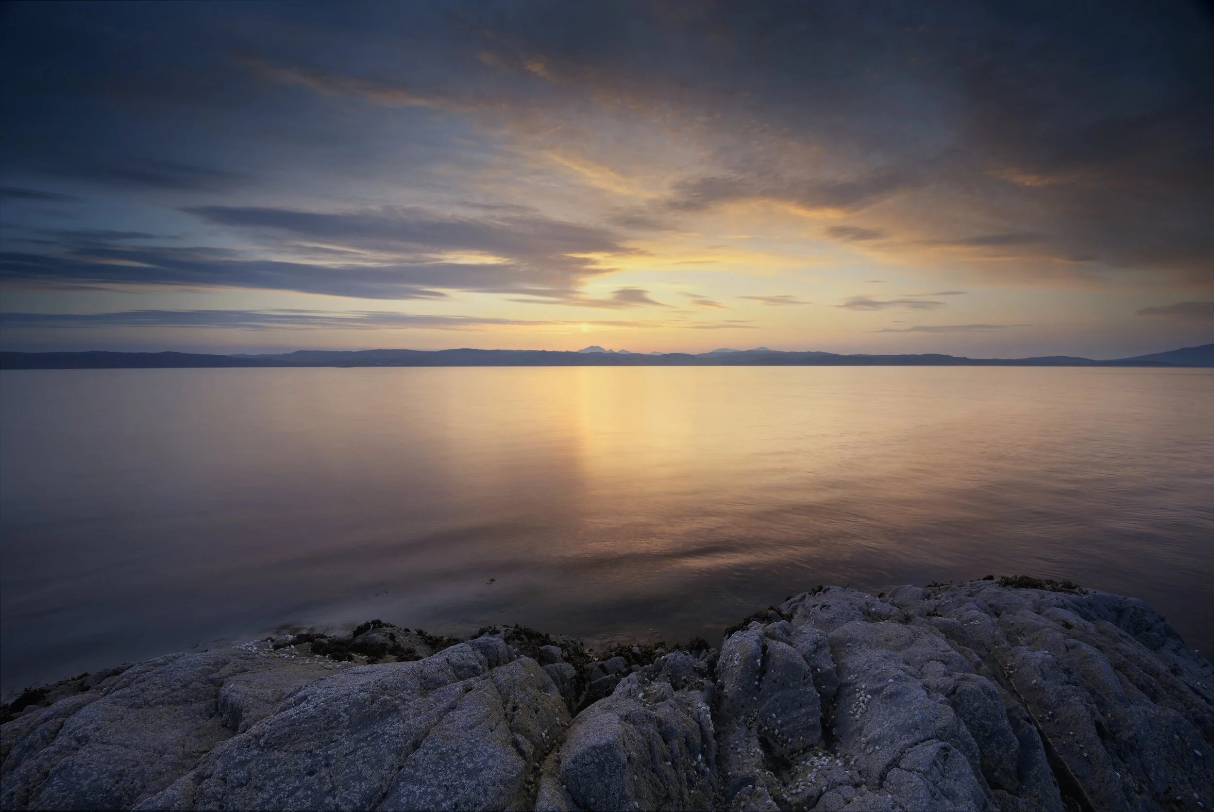 scottish mediterranean sunset