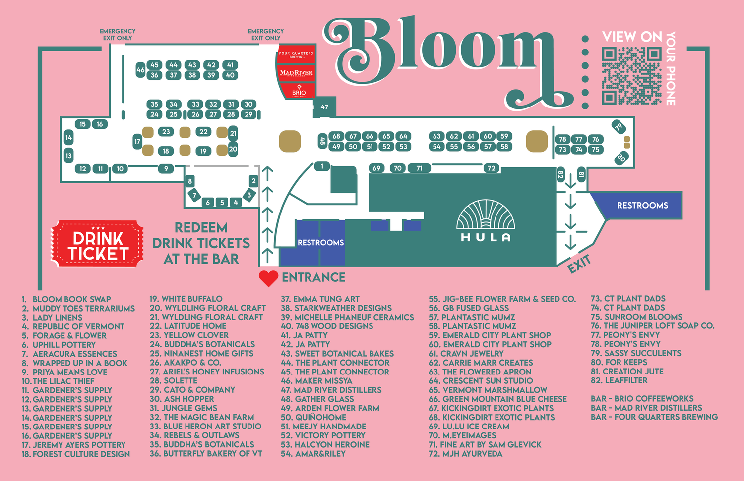 Event Map — Bloom Flower and Home