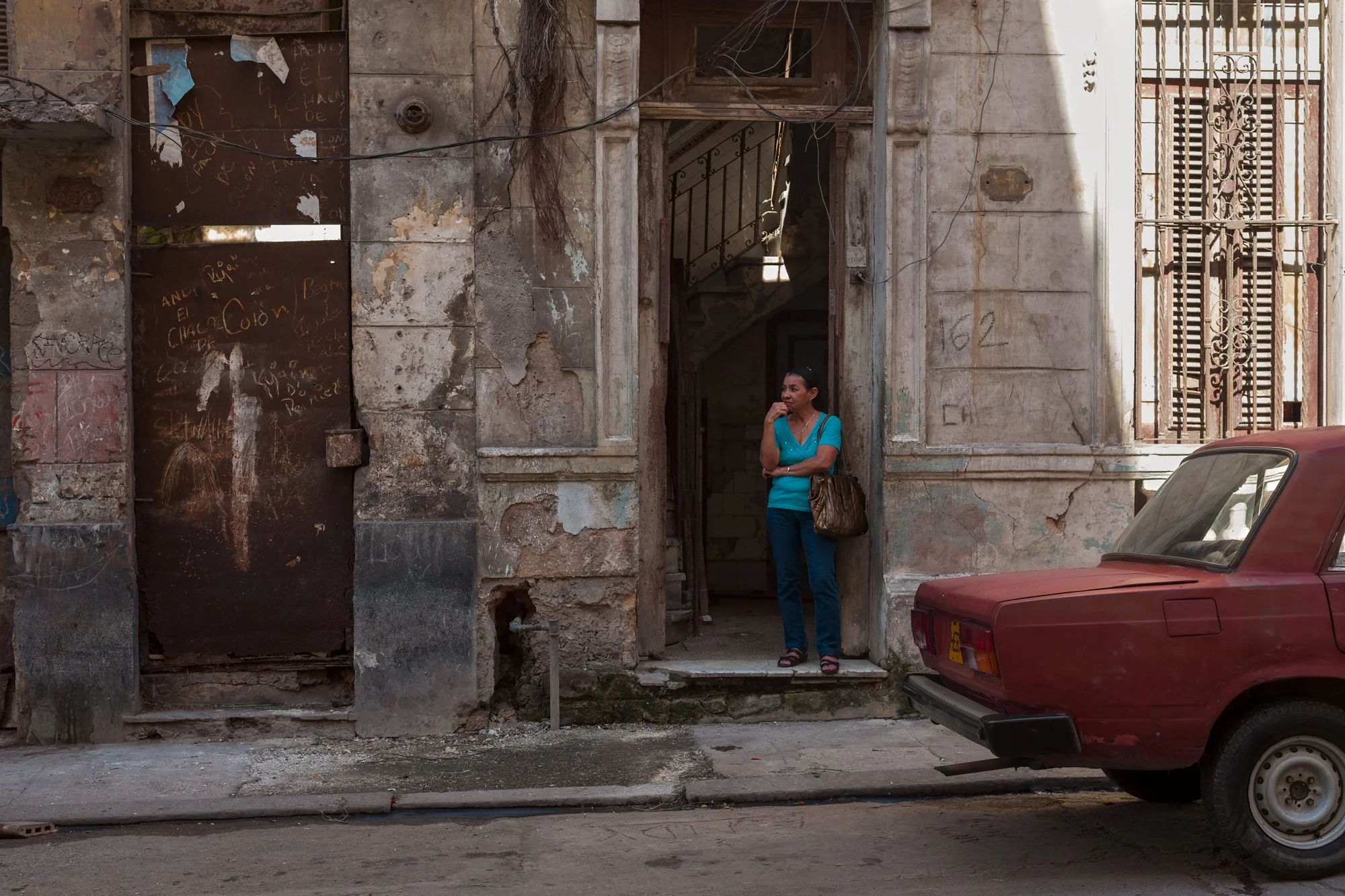 En el barrio Los Sitios. La Habana, 2012